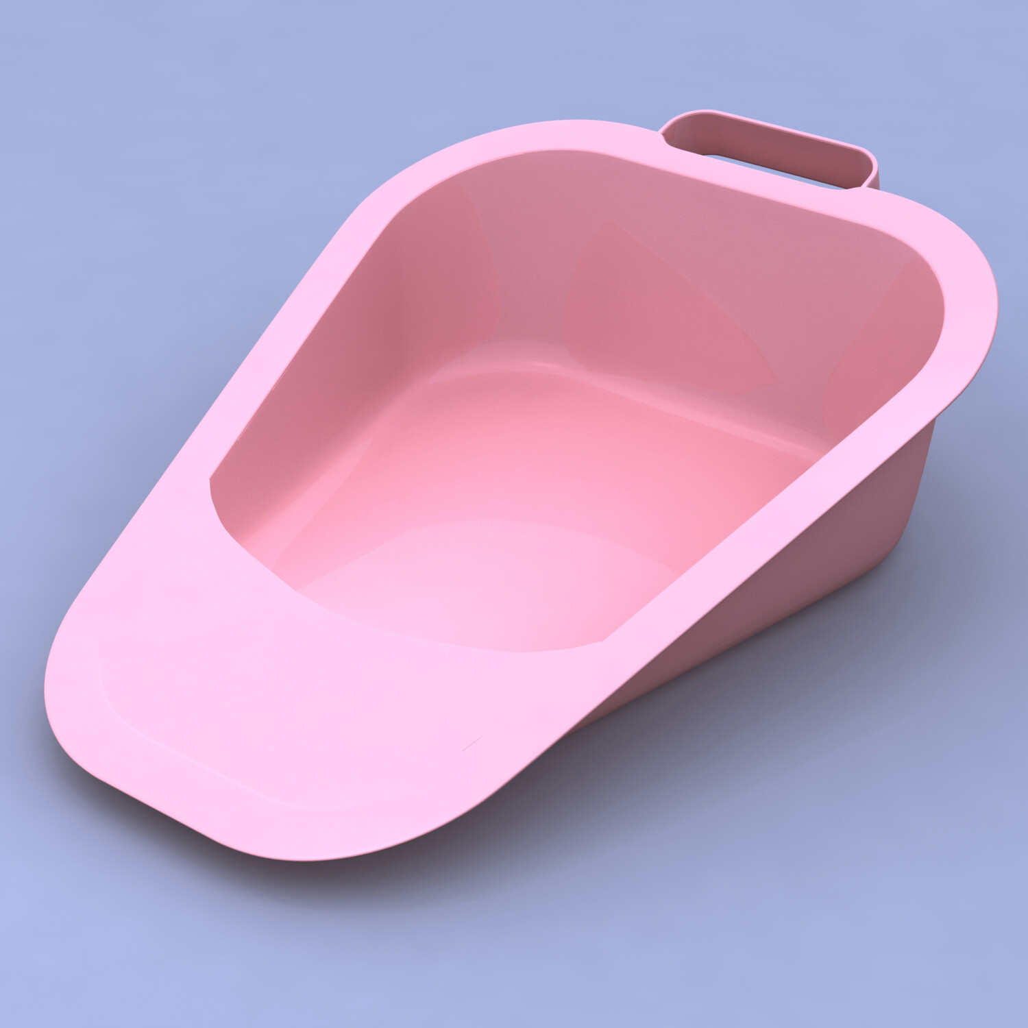 3 Units Reusable Fracture Bed Pan, Lightweight Plastic Aid Urinal, Bedroom 4230&