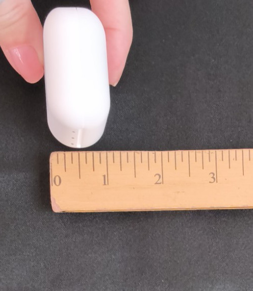 Audien Atom One OTC Rechargeable CIC Hearing Aids White w/ Charging Case #W5270