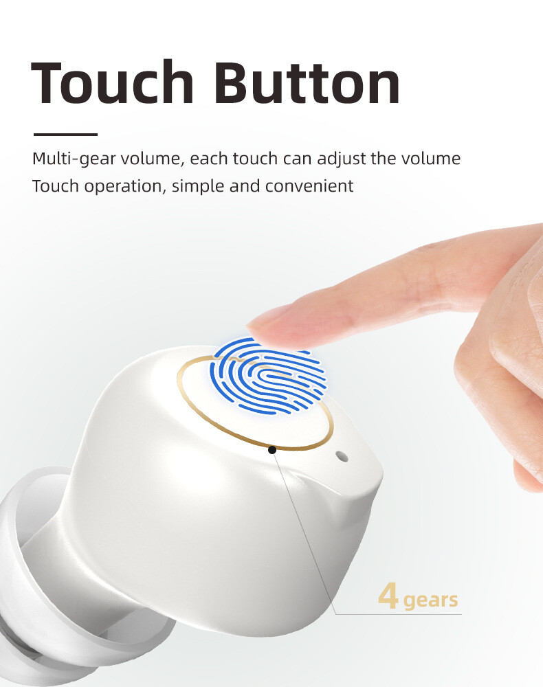 Digital Hearing Aids Invisible Noise Cancelling 16 Channels Sound Amplifier ITE