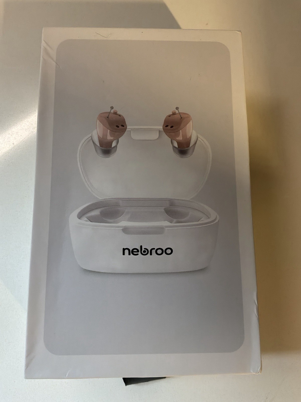 Nebroo Pro 2.0 OTC Rechargeable Hearing Aids Complete In Box Open Box