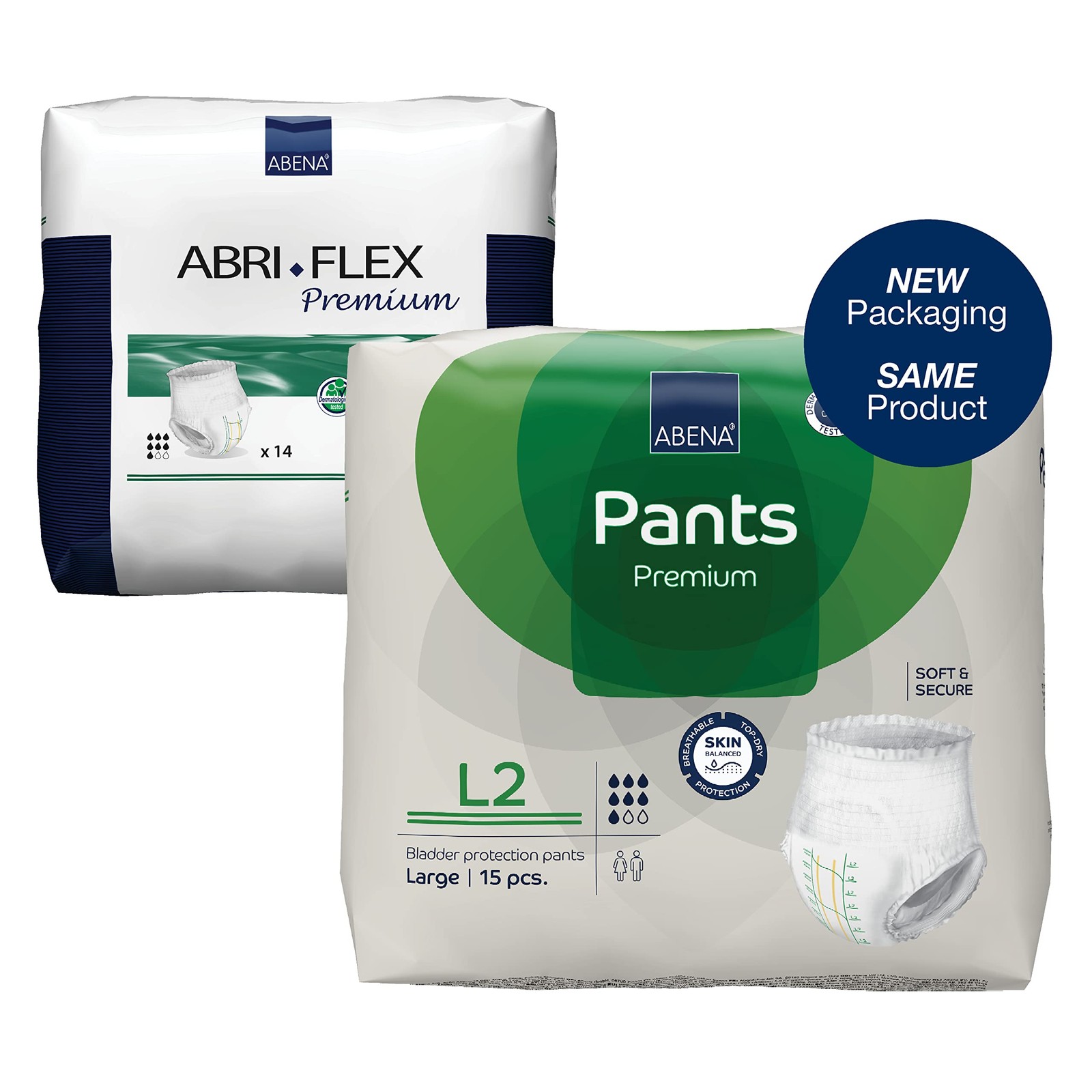 Abena Pants Premium Incontinence Protector Large L2 64oz Absorbency Breathable