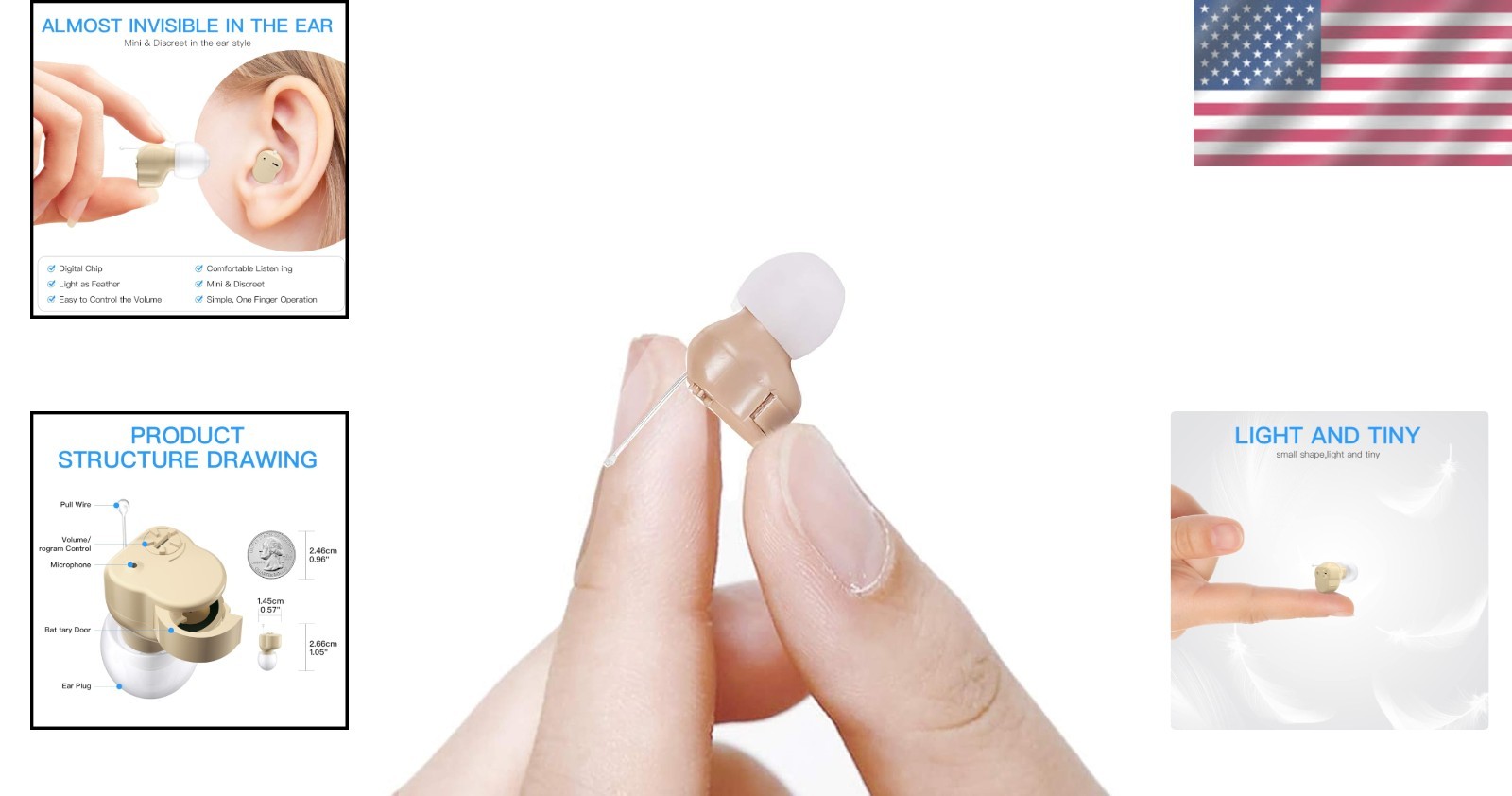 Waterproof Mini Sound Enhancer with Long Battery Life and User-Friendly Controls