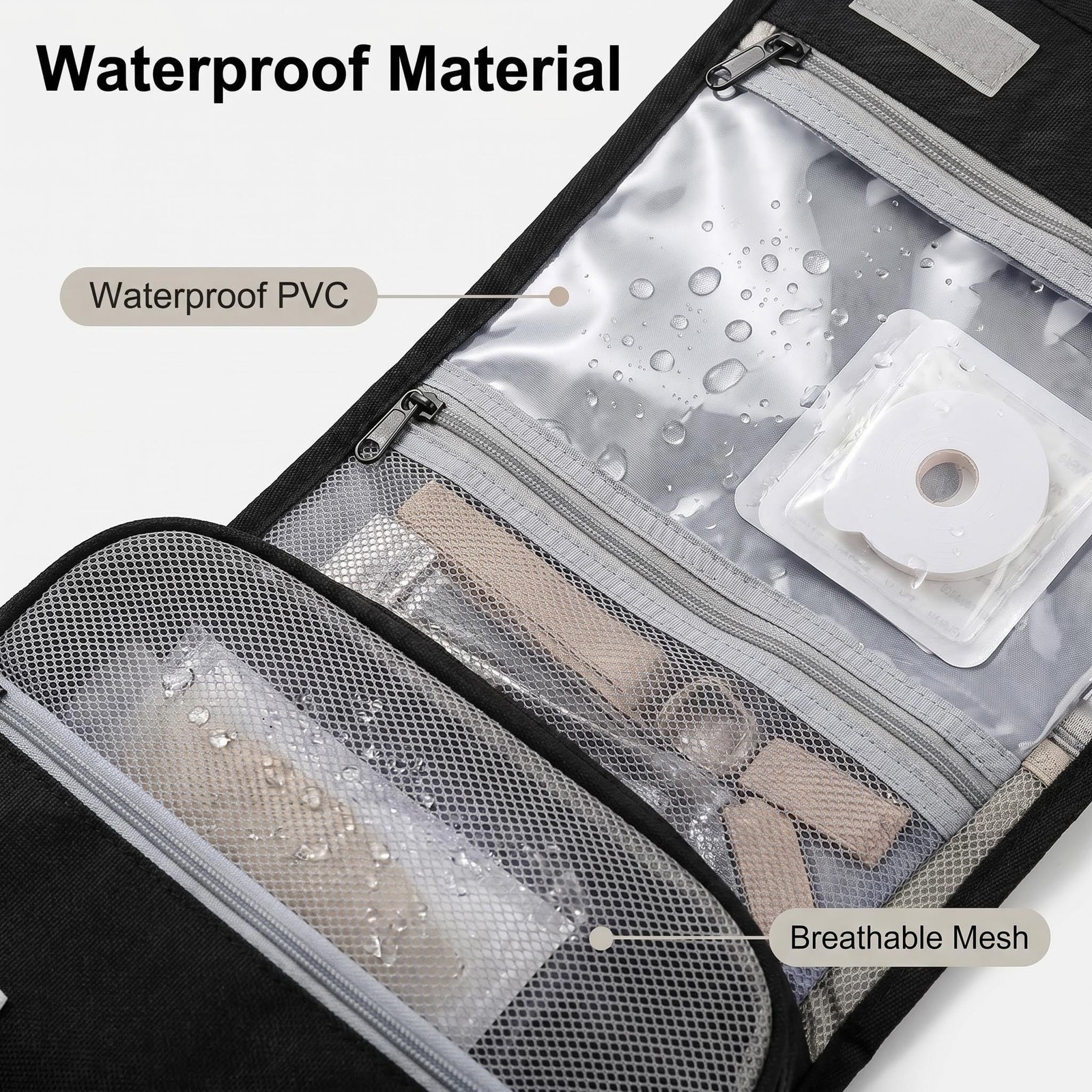 Ostomy Colostomy Travel Bag kit with Ostomy Scissors Hanging Organizer Bag fo…