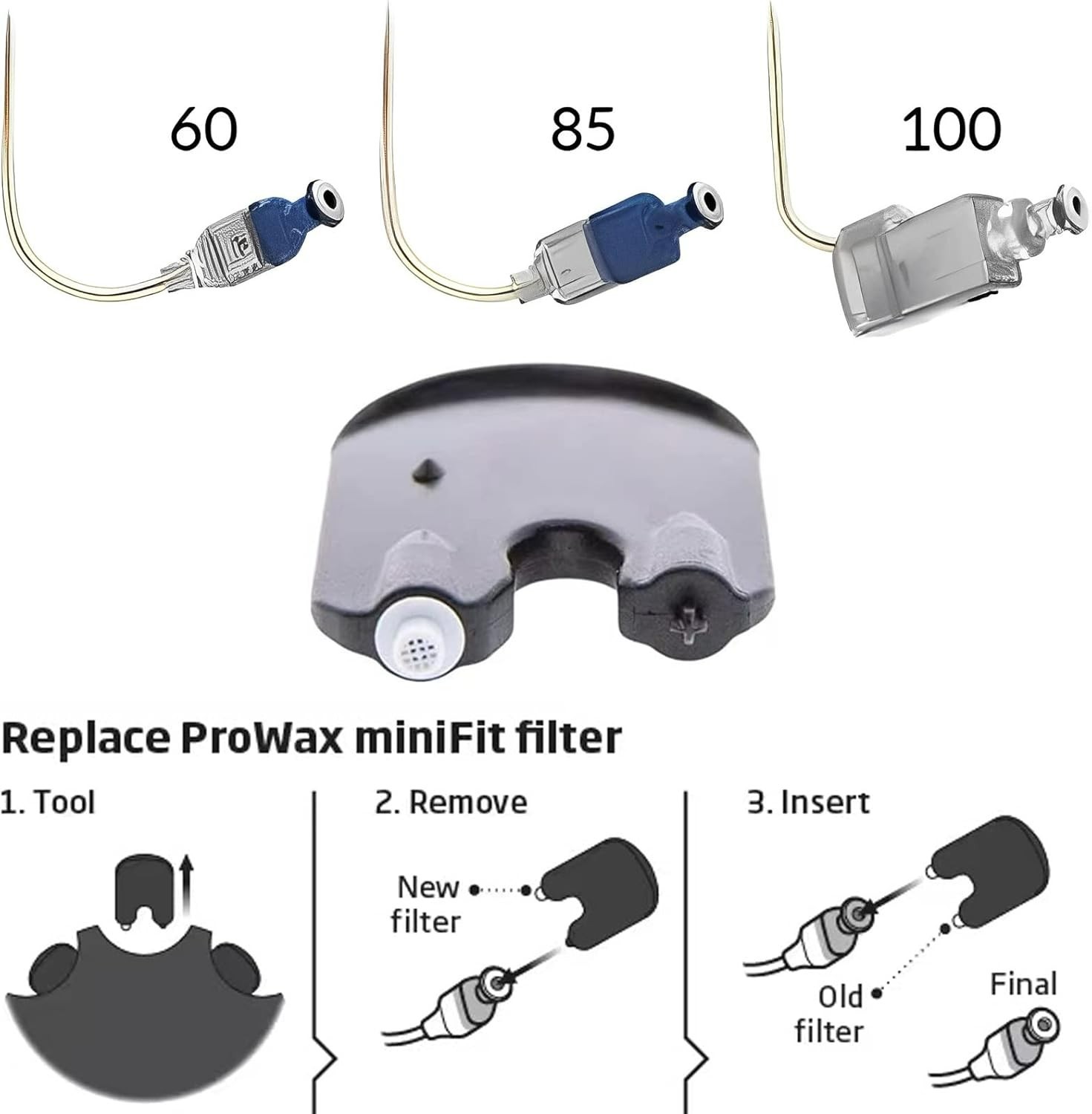 3 Pack Oticon ProWax MiniFit Wax Guards – Essential Hearing Aid Protection
