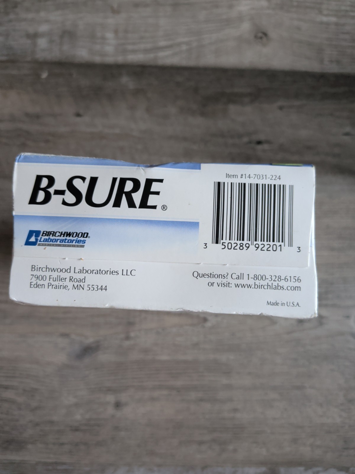 B-Sure Accidental Bowel Leakage Absorbent Pads, Box/24 Pads