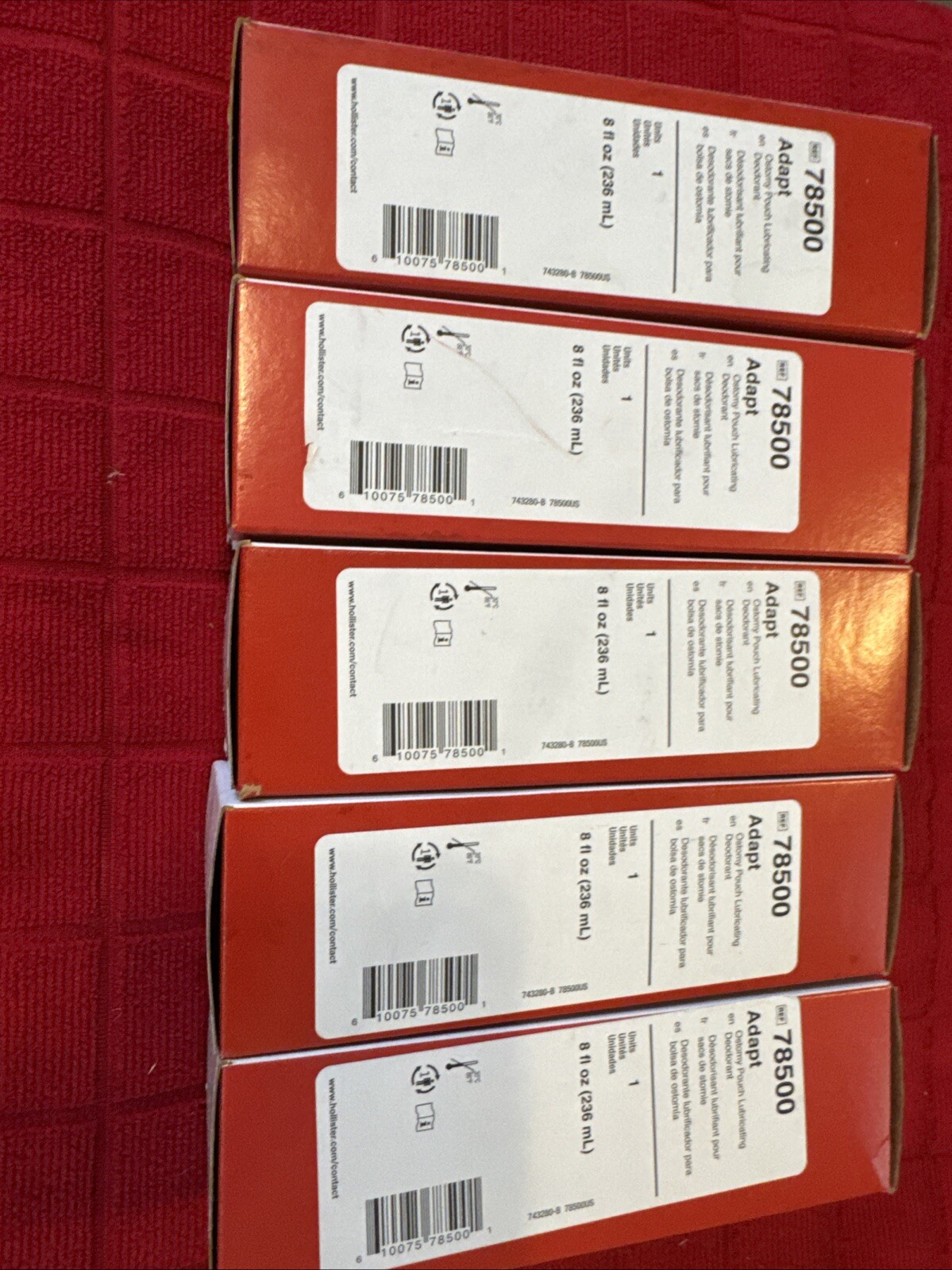 Hollister 78500 Adapt Lubricating Deodorant 8 Oz Bottle, 5 Avail For $17 Ea