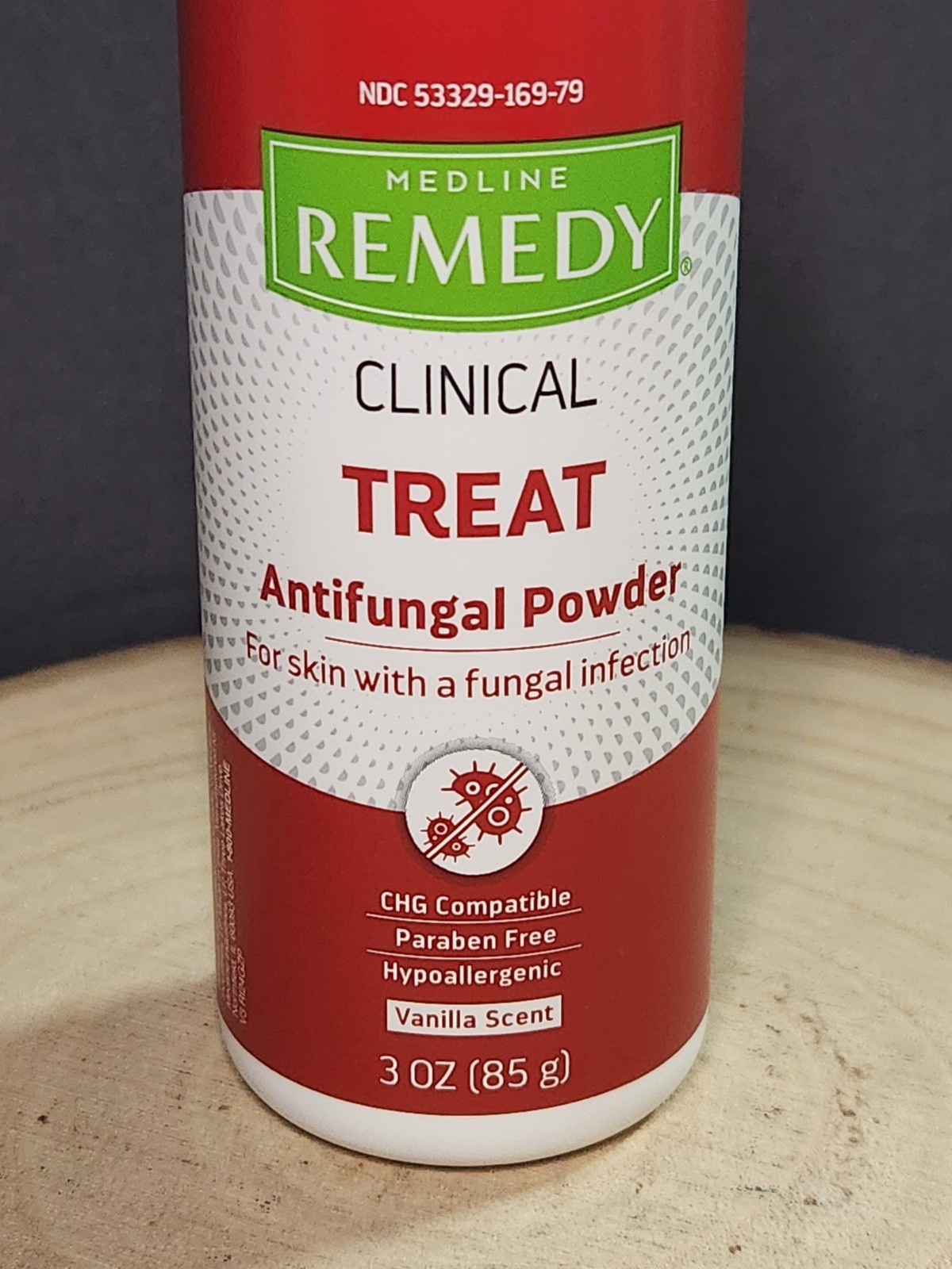Remedy Clinical Treat Antifungal Powder Vanilla Scent 3 oz (MSC092603)