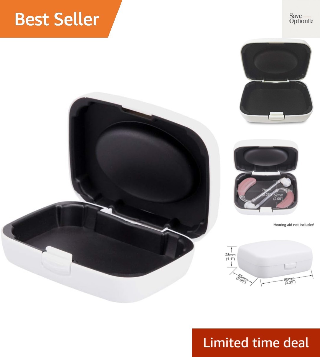 Hearing Aid Case Hard – Portable Protective Storage Case for BTE CIC IIC ITE …