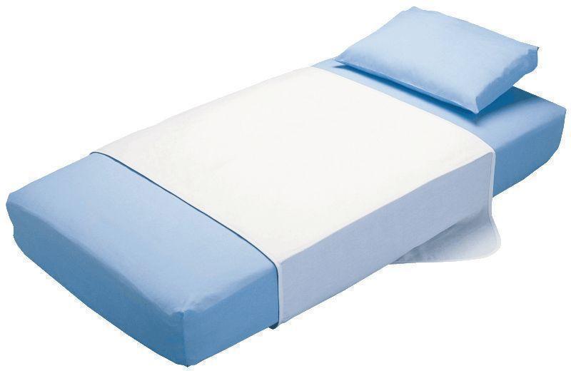 1 Flap Reusable Underpad 34×36 Bed Pad Hospital Incontinence Washable Tuckable
