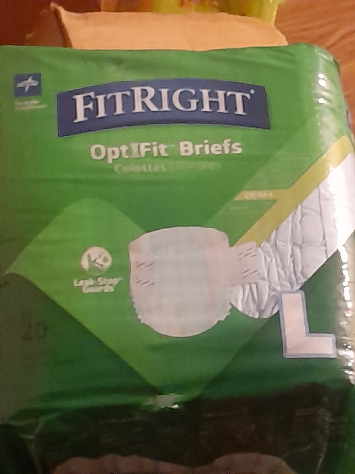 NEW Medline FitRight Large Adult Diapers Ultra Optifit Briefs Large 20 Count
