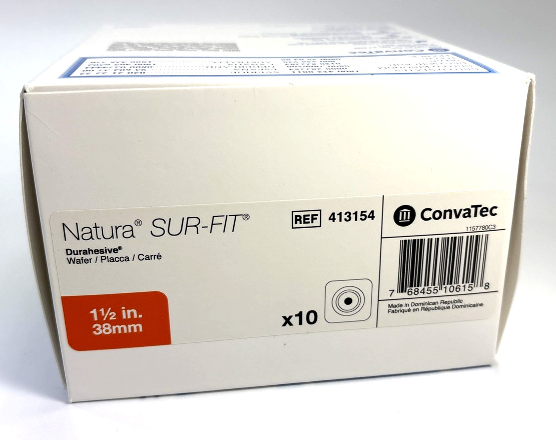 20 Convatec 413154 Barriers and 20 Pouches 401502 Natura 1½” Flange Exp 2027