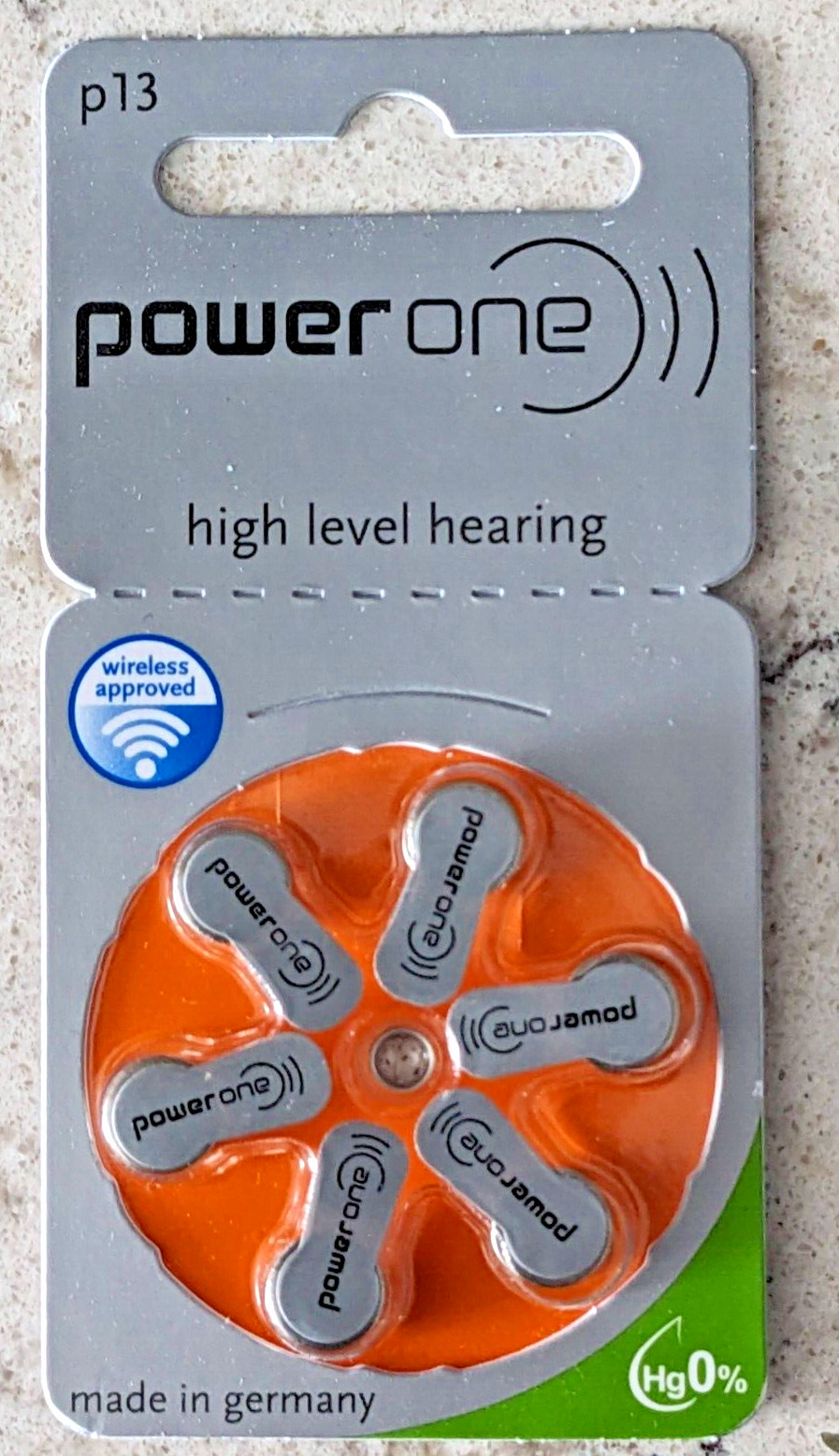 Power One P13 PR48 Hearing Aid Batteries 11 Packs of 6 New Sealed Exp 10/22