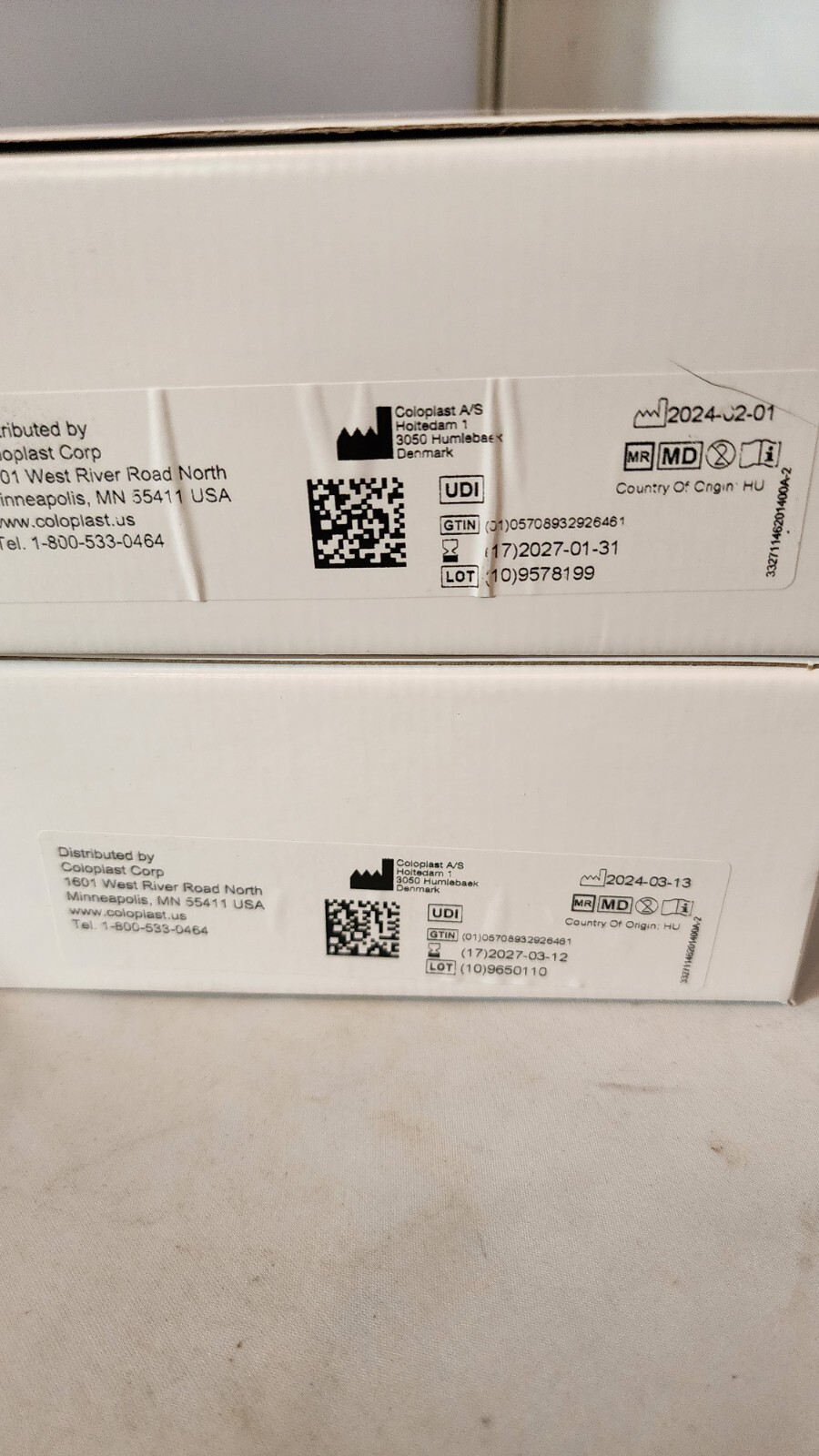 2 Boxes Of 10 Coloplast SenSura Mio 11462 2-Piece EasyClose Ostomy Filter Pouch