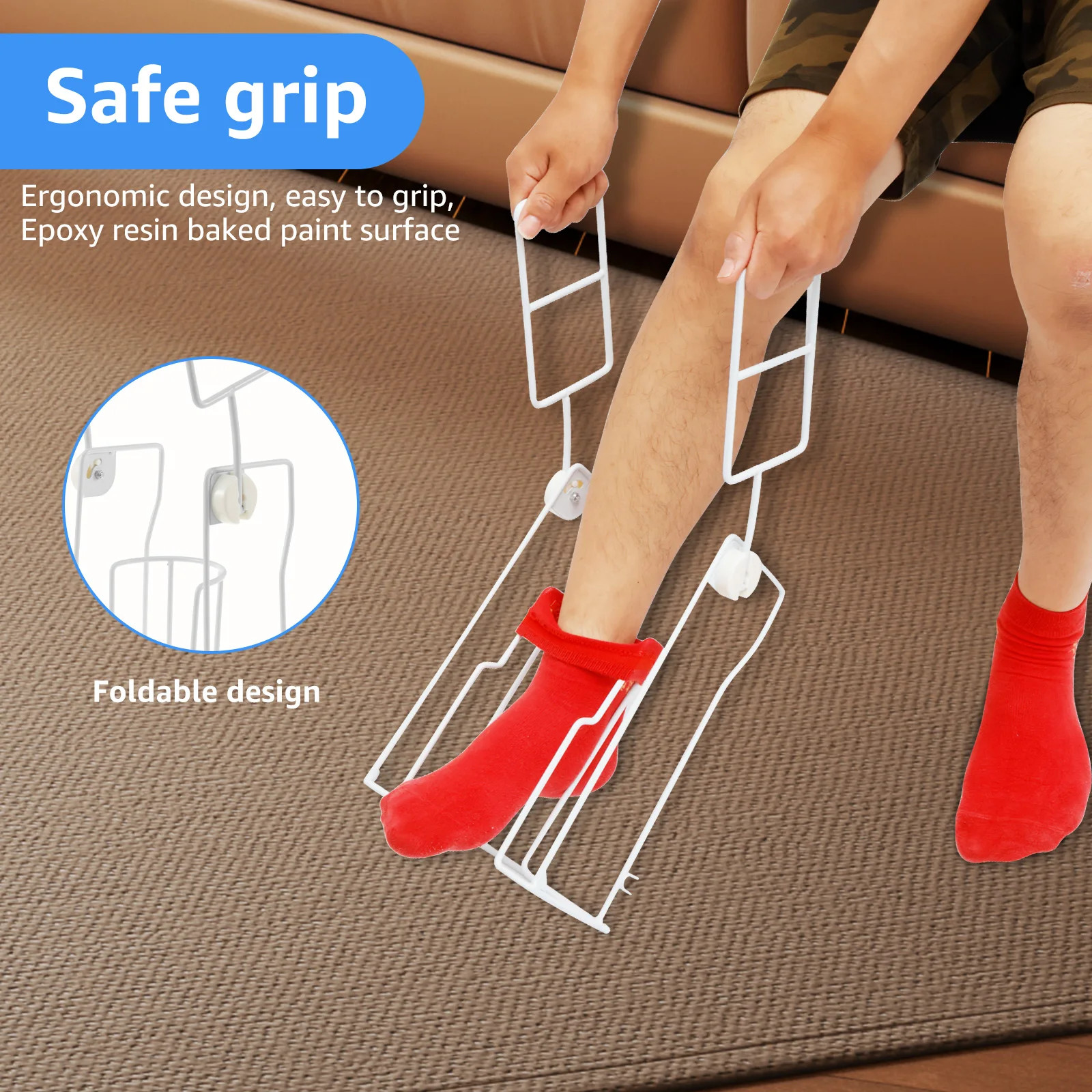Flexible Slider Sock Helper Sock Aid Kit No Bending Sock Aid Tool Sock Assist De