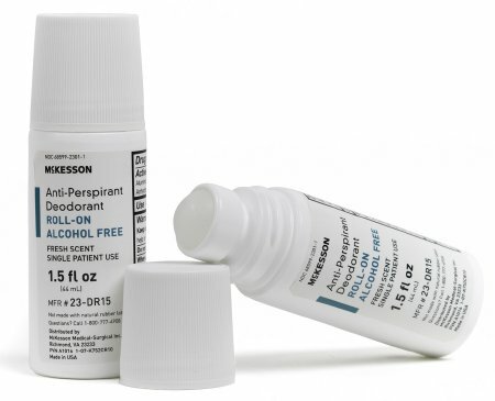 McKesson Antiperspirant / Deodorant, Roll-On, 1.5 oz, Fresh Scent, Case of 96