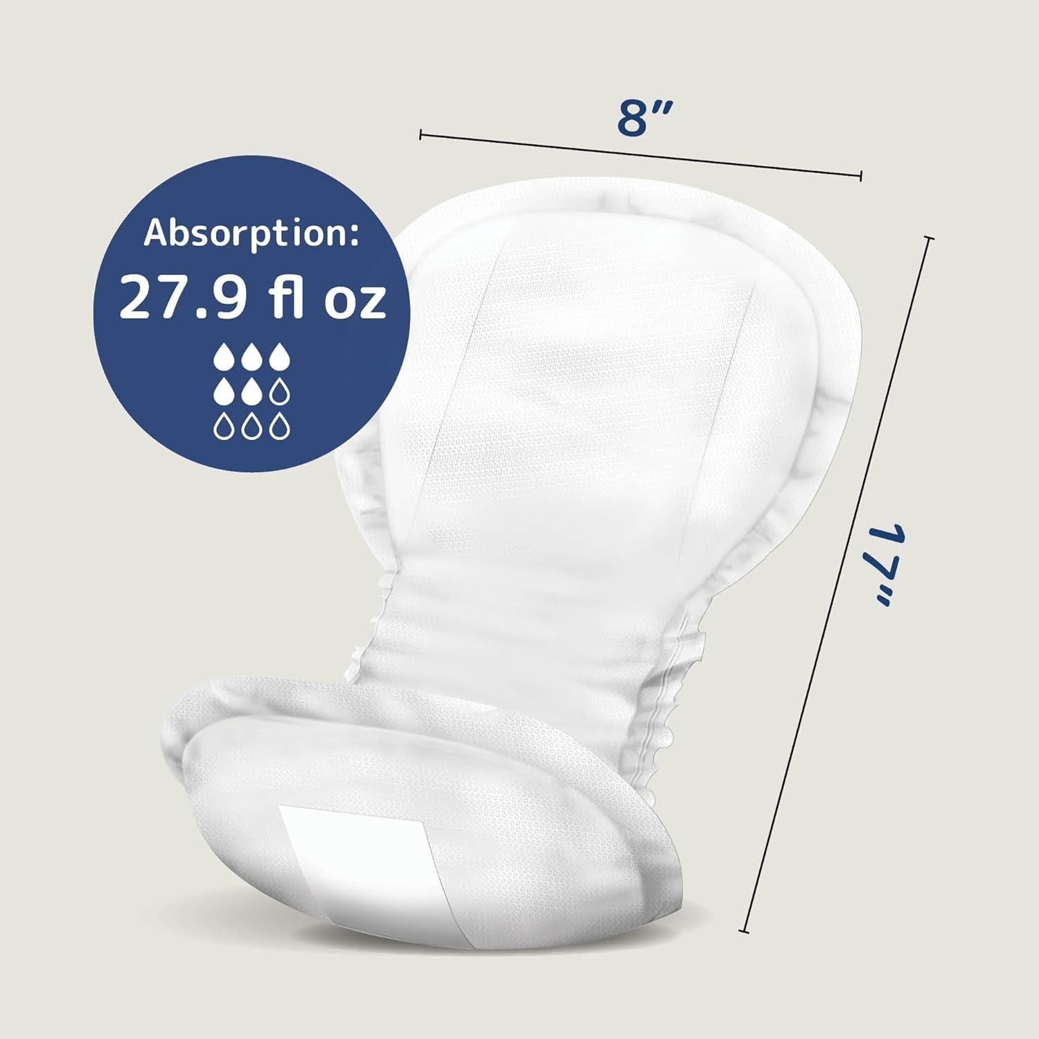 Anatomically Shaped Maternity Pads – 15 Count with Breathable Design for Comfort