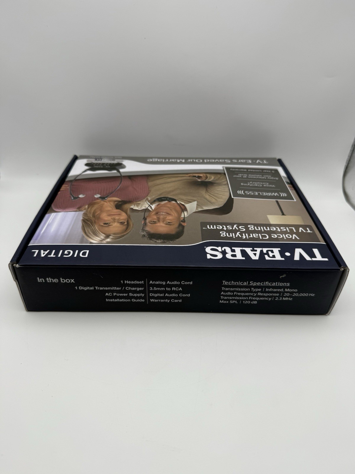 TV Ears In-Ear Digital Wireless Hearing System Black 11741 Version 5.0 TESTED