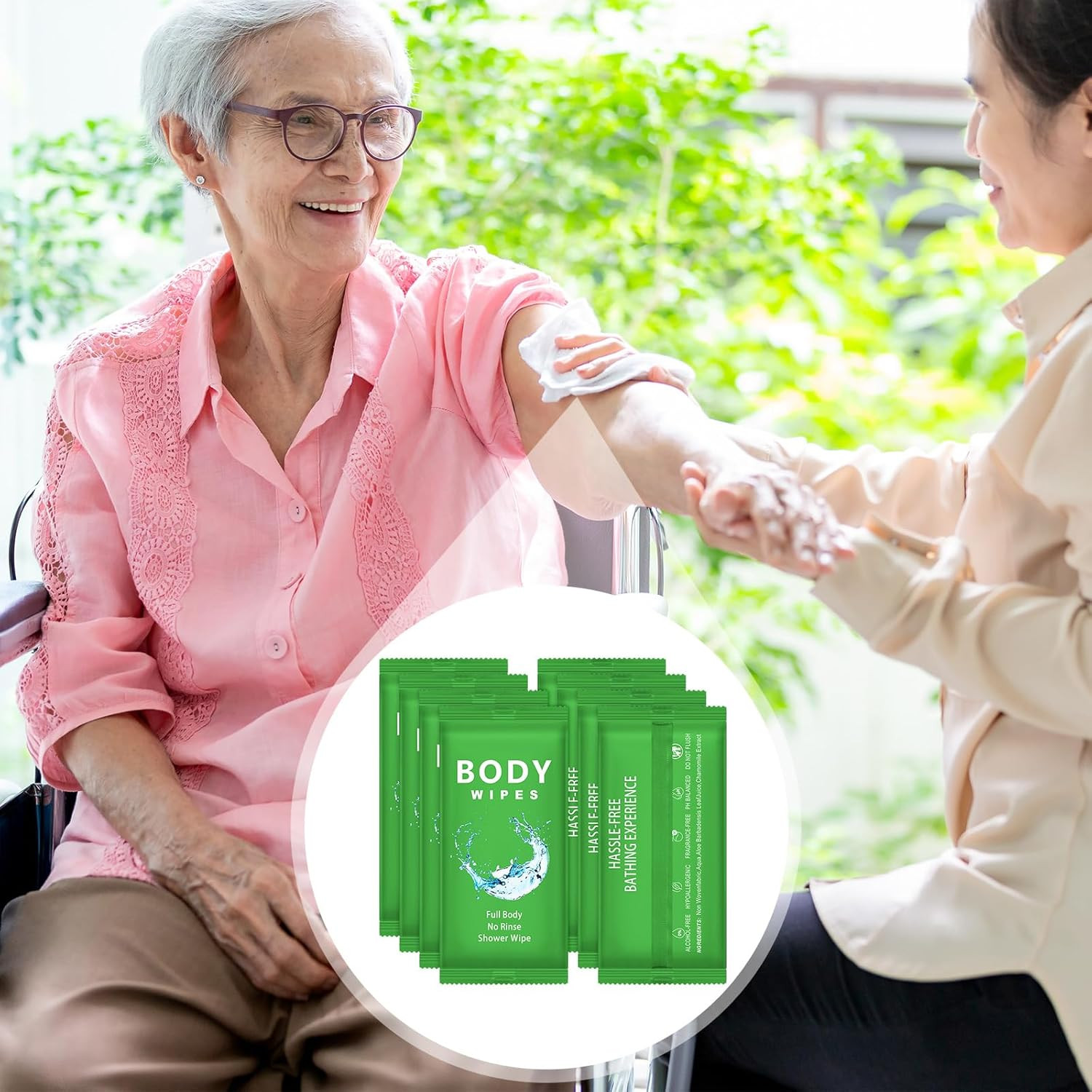 300 Pcs Large Body Wipes Bulk Deodorant Travel Size for Homeless Care Package Su