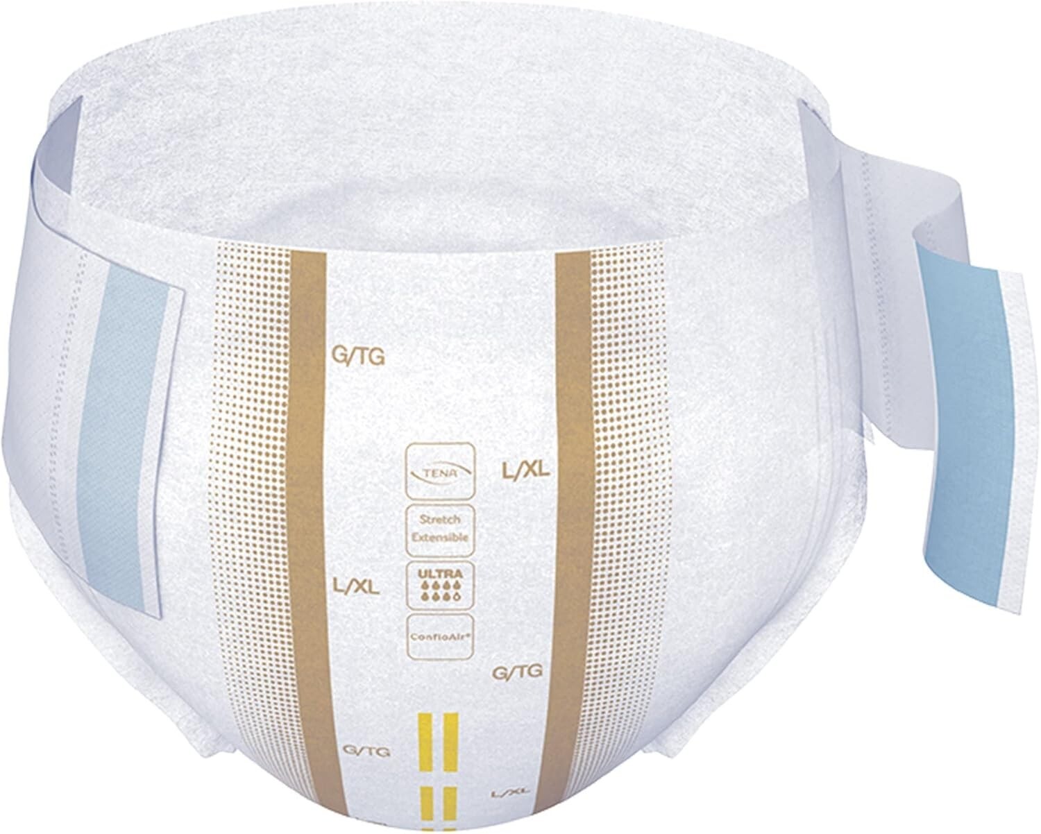 Tena Stretch Incontinence Brief Breathable Stretch Ultra Absorbency L/XL 36 Ct