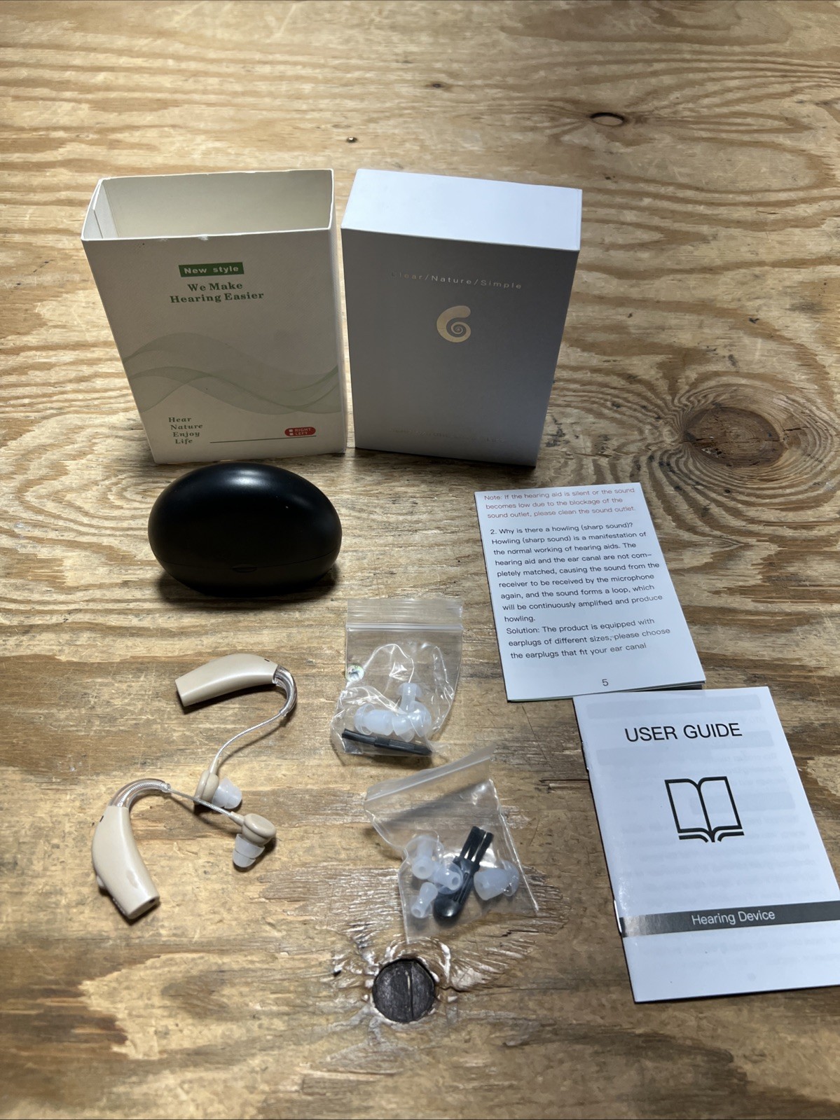 Hearing Aids Hearing Amplifiers for Seniors Rechargeable with Noise Cancelling