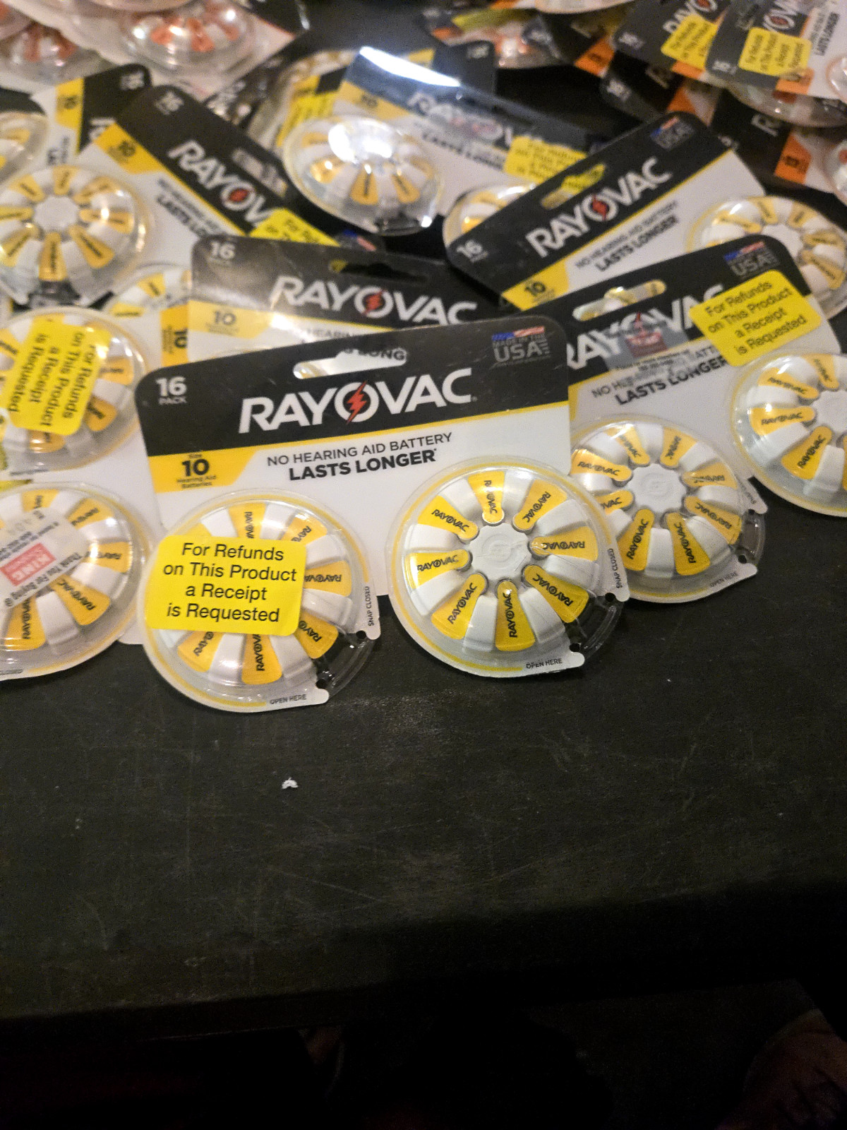 Rayovac Size 10 Hearing Aid Batteries, 16 Pack, 1.45v Long Lasting4/255