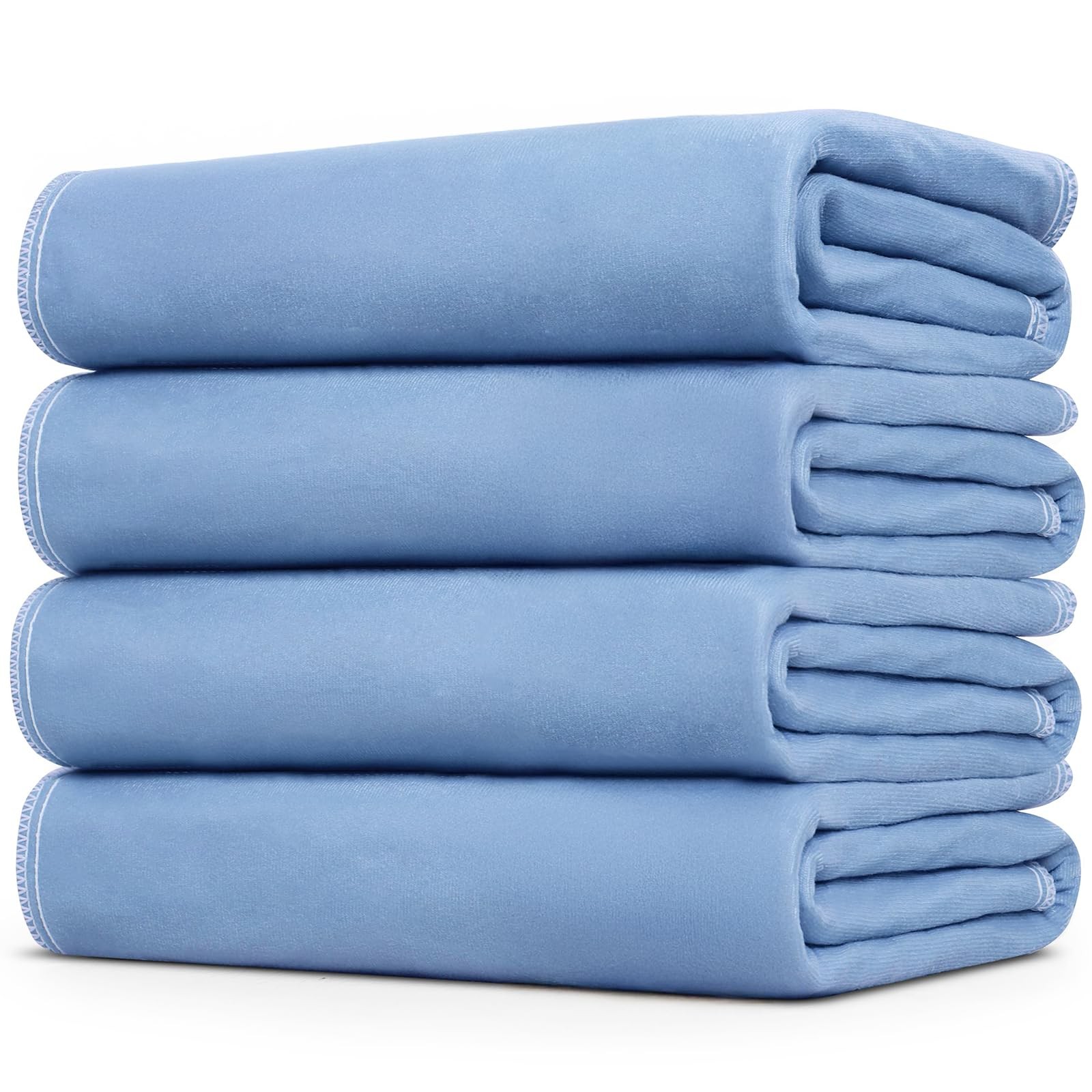 4 Pack 36″ x 38″ Large Absorbency Incontinence Bed Pads – Quick Drying Washab…