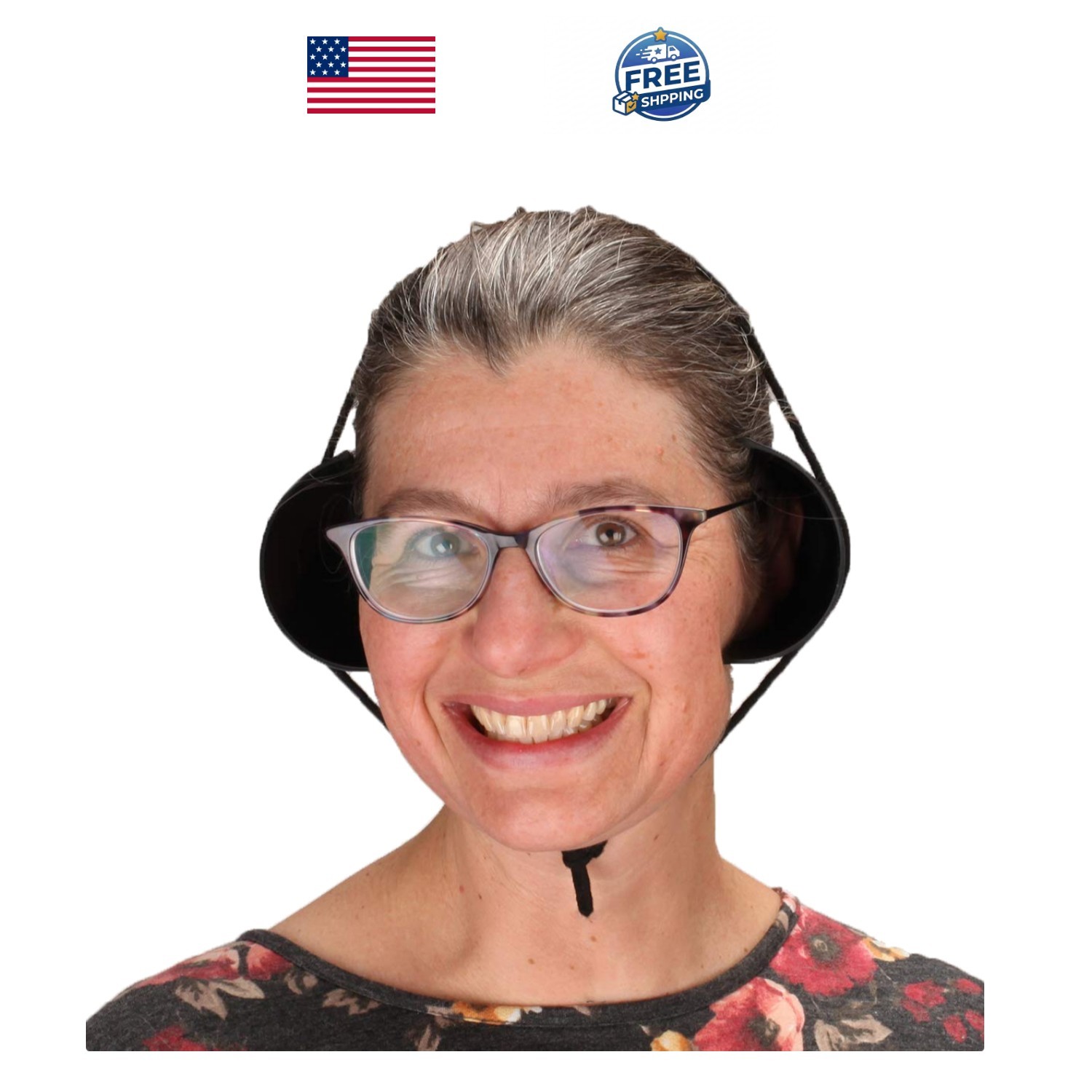 Non-Electric Hearing Amplifier, Works Like Cupping Your Ears, Helps You to He…