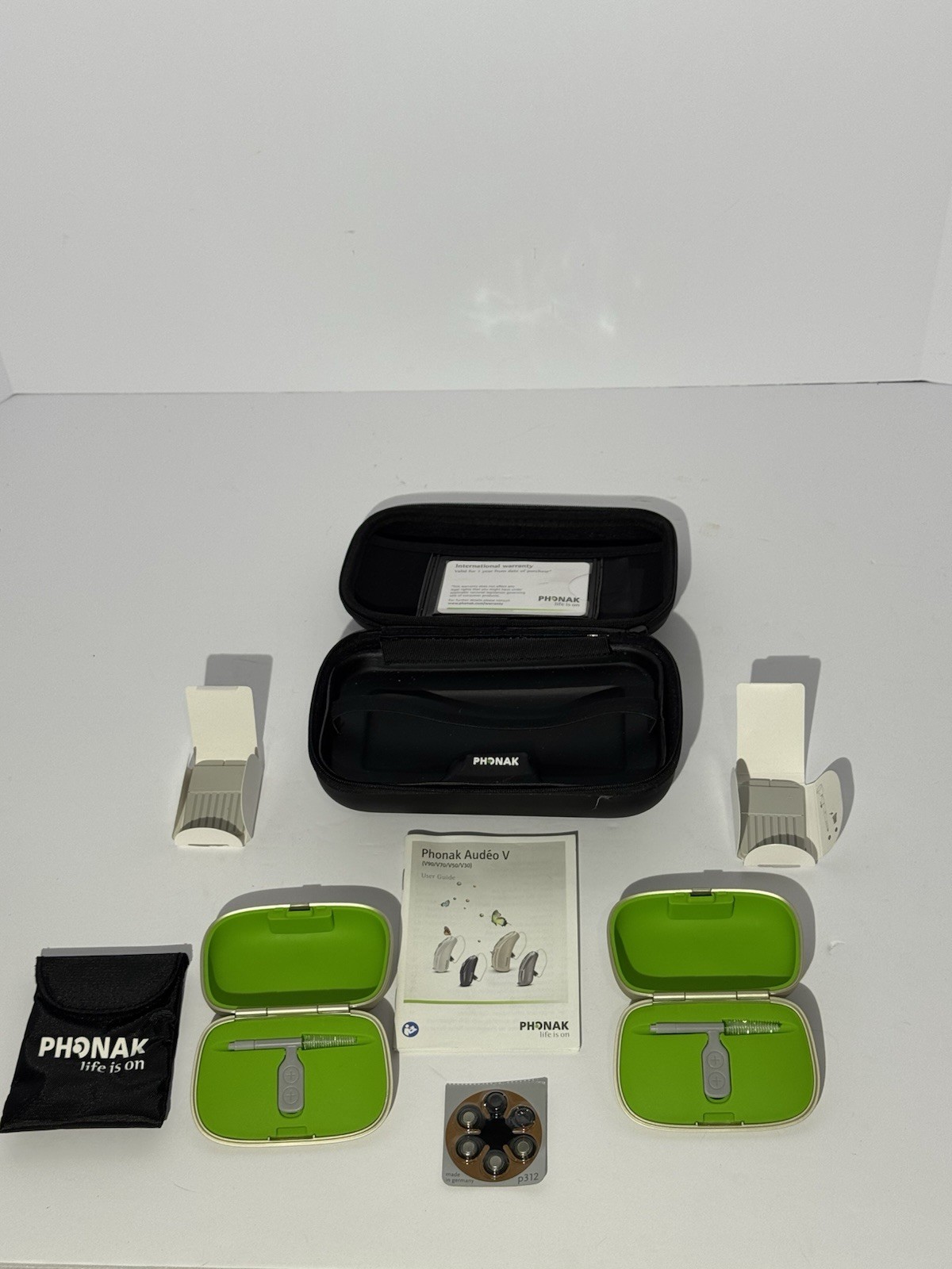 Phonak Naida V Series Case & Batteries – FREE SHIP!