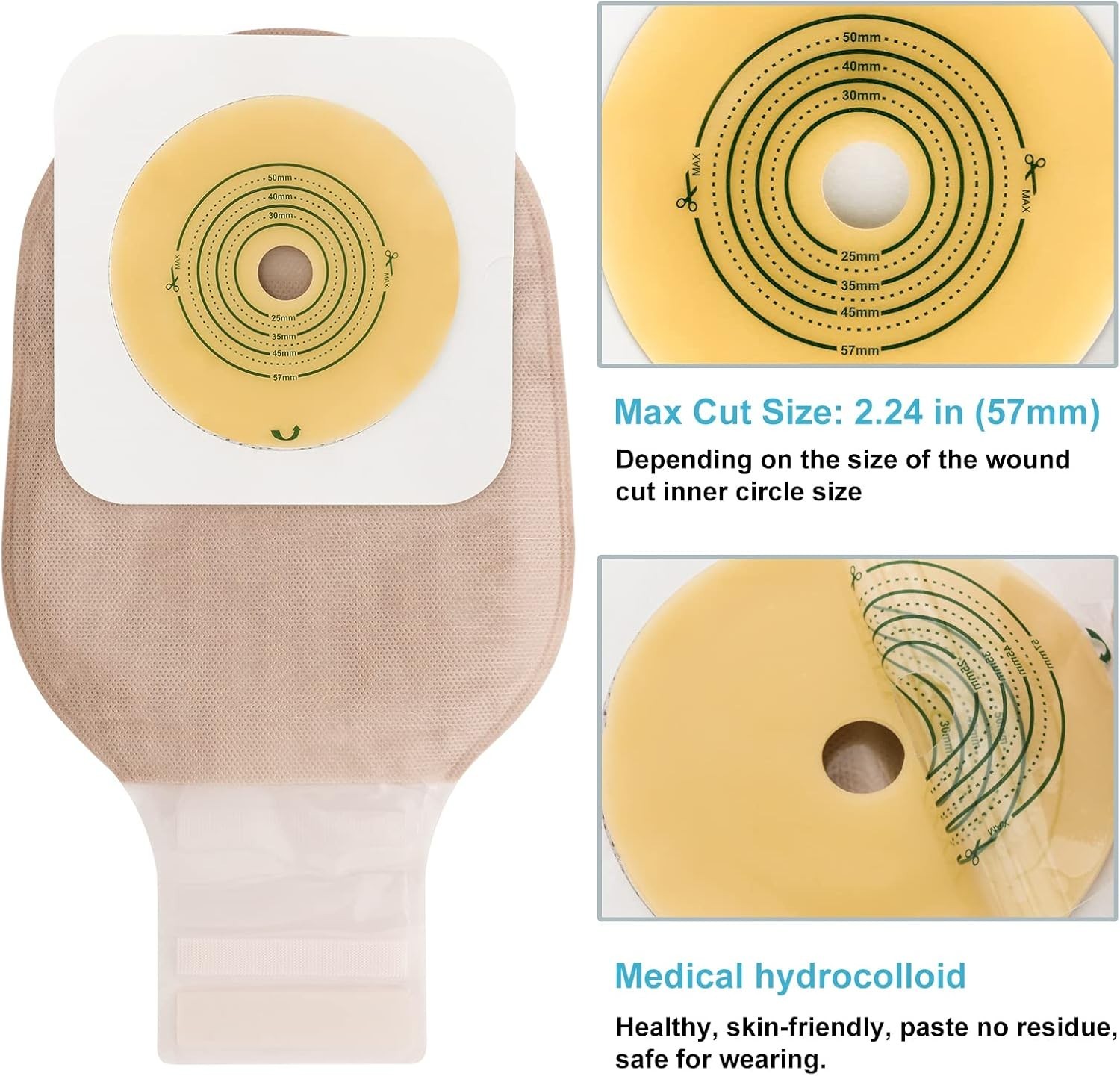 Complete Ostomy Care Set – 21 PCS with Skin-Friendly and Odor Control Features