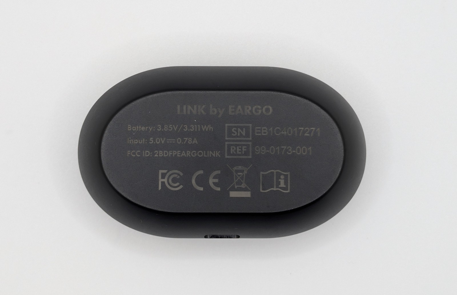 Eargo Link OTC ITE Hearing Aids Bluetooth 5.3, Active Noise Cancellation. ~271~