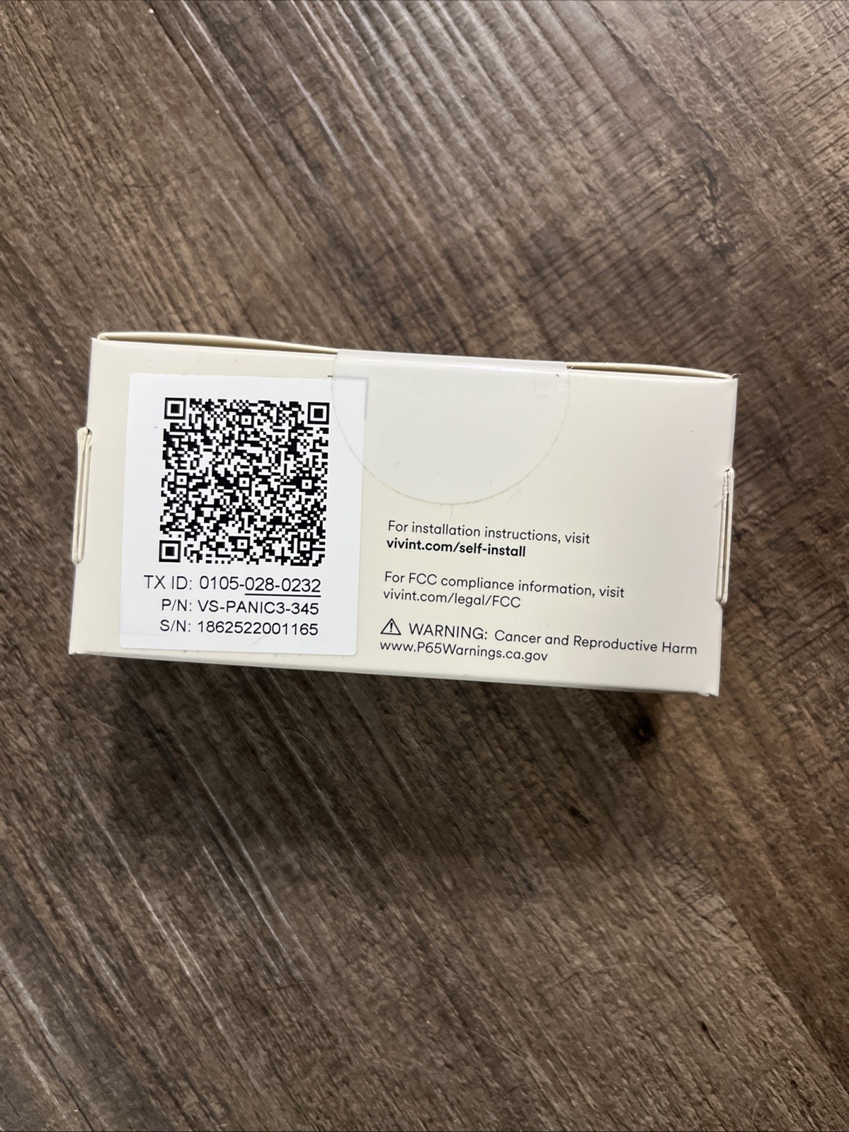 Vivint Emergency Pendant Panic Button VS-PANIC3-345 – Brand New