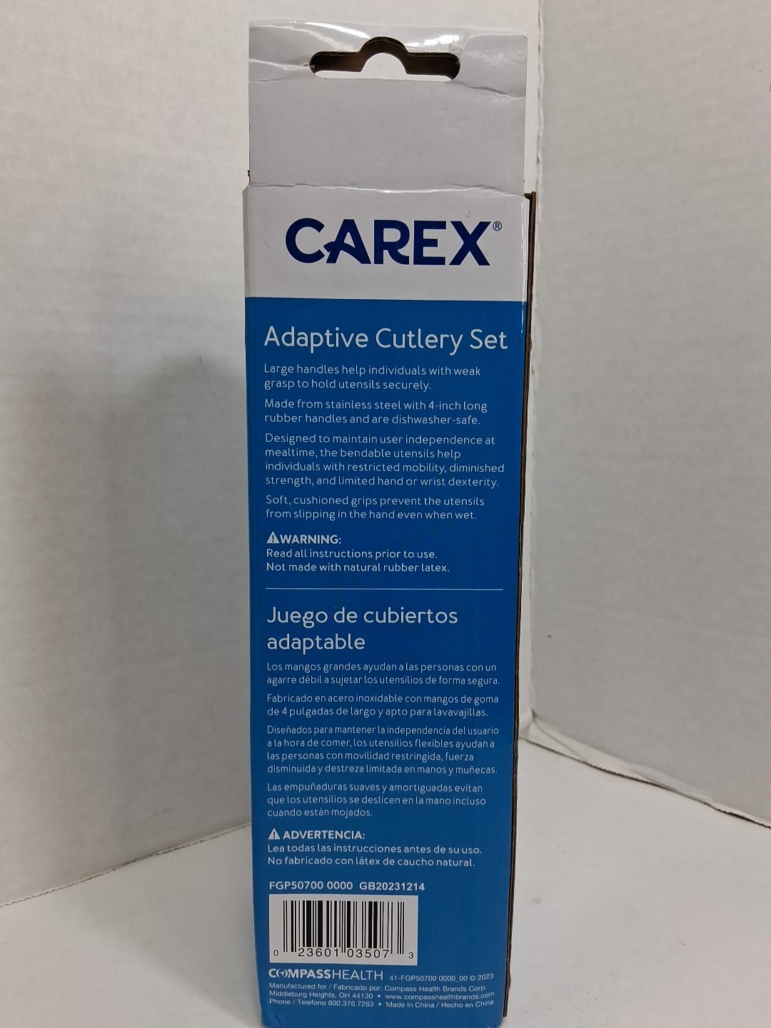 Carex Adaptive Utensils, Built Up Utensils for Adults, Silverware for Parkinson