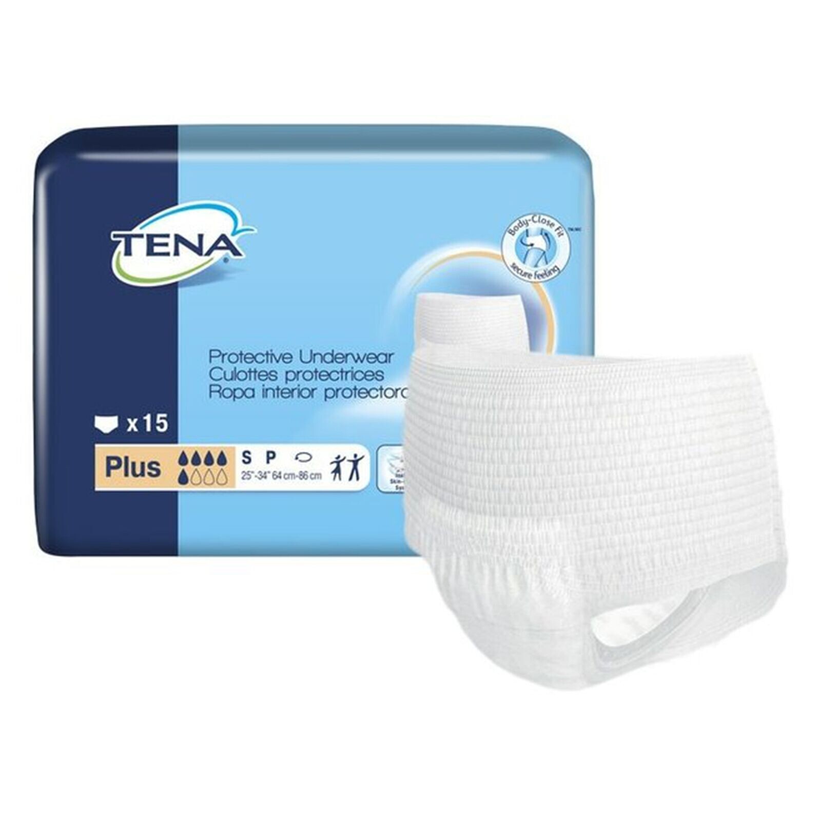 TENA Unisex Disposable Underwear Moderate Absorbency 2X-Large 72508 12 Ct