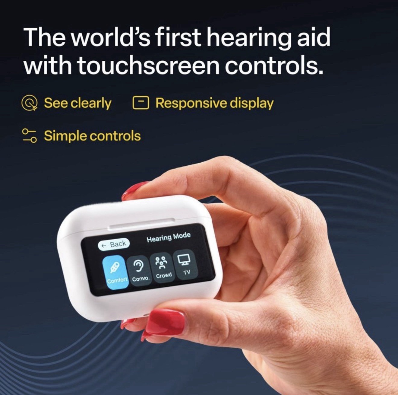 Audien Hearing ATOM X -Rechargeable OTC Hearing Aids -NEWEST MODEL-BRAND NEW!!