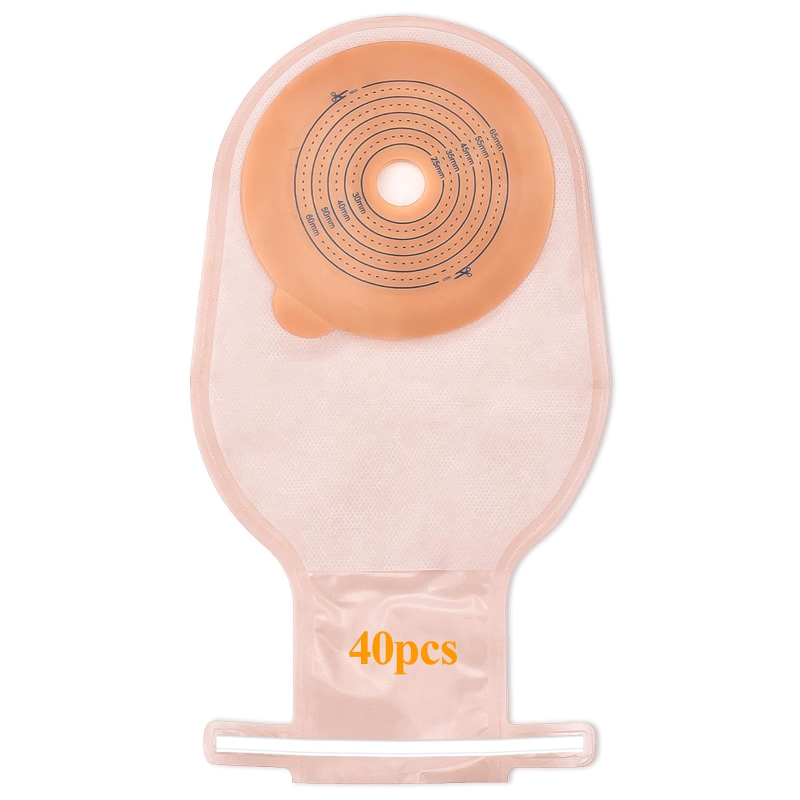 Eyourlife 40 PCS Colostomy Bags, Ostomy Bag Colostomy Supplies, One Piece Dra…