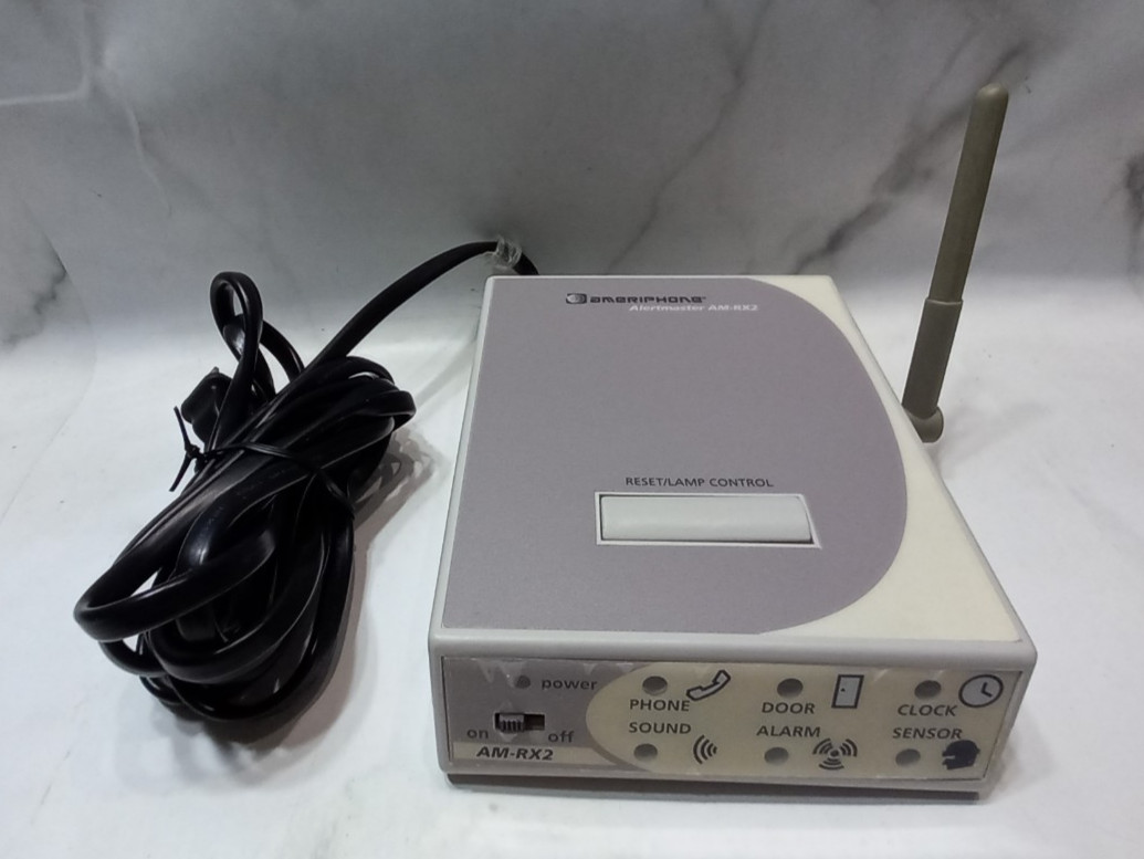 Ameriphone Alertmaster Remote Receiver AM-RX2 Hearing Impaired Tested Works