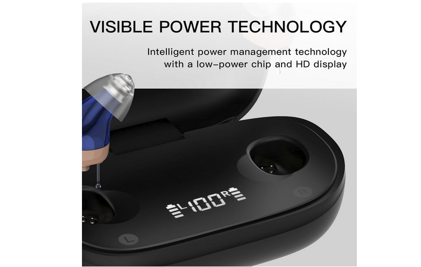 Tomore Rechargeable Hearing Aids -Noise Cancellation, Comfort Fit, Superi Sound!