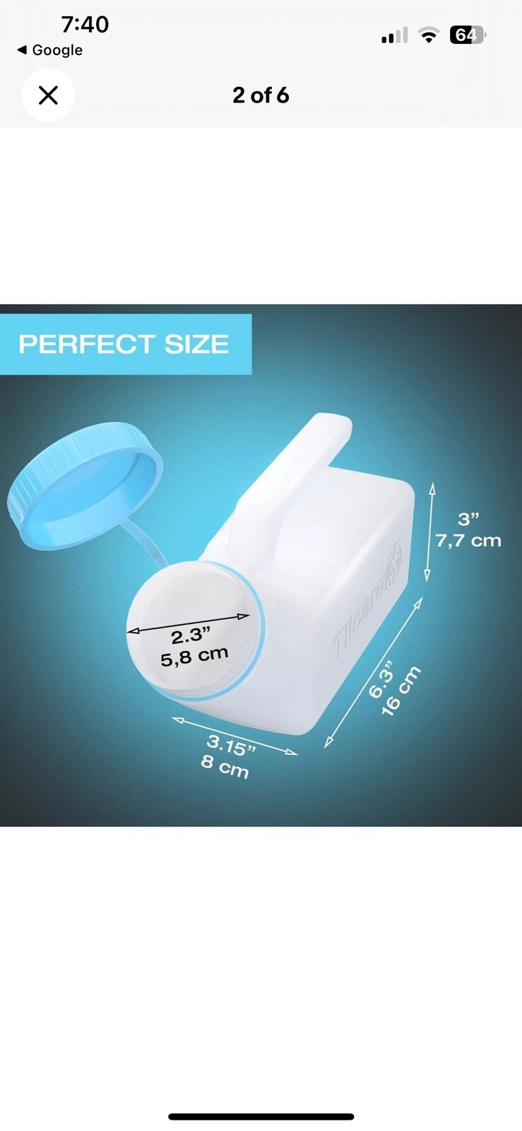4 -JJ Care Urinals For Men Spill proof With Glow In The Dark Lids