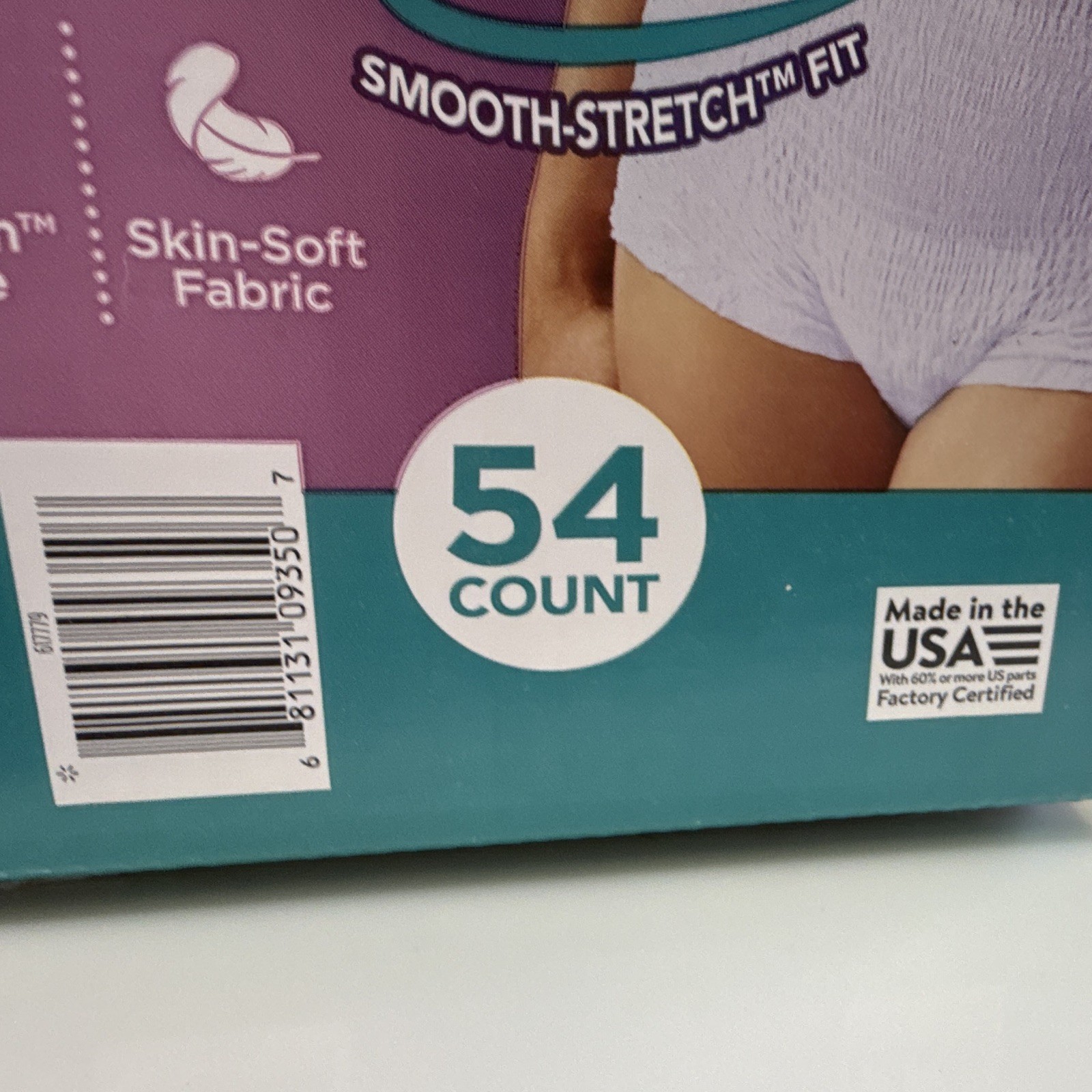 Assurance Discreet Fit for Her Women’s Incontinence Pants L 54ct White Anti-Odor