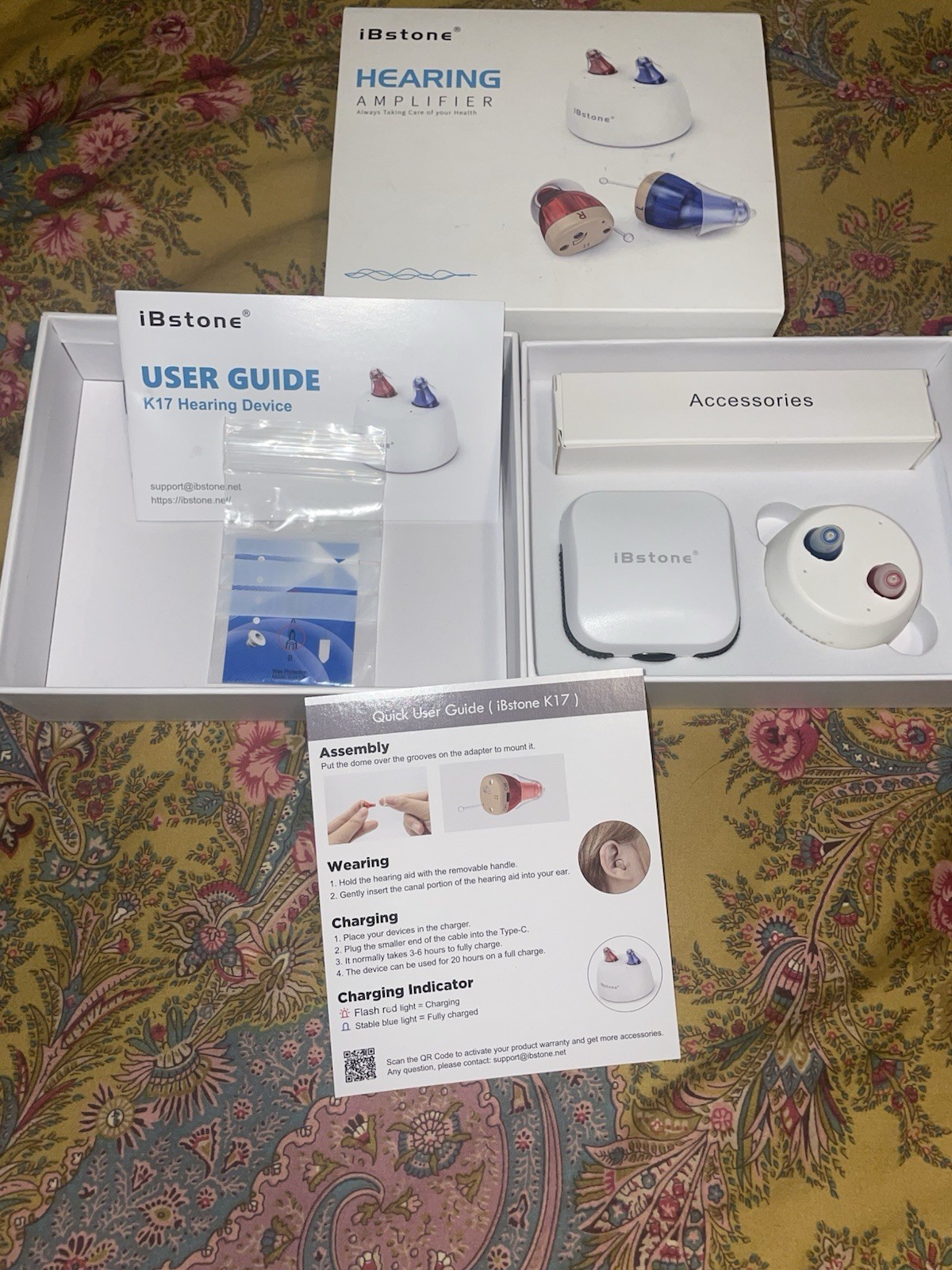 iBstone K17 Rechargeable Hearing Aids Digital Sound Amplifier