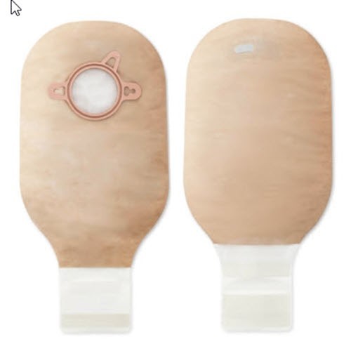 30 (3 Boxes) Hollister 18182 2Pc Drainable Ostomy Pouch beige, filter 1-3/4″