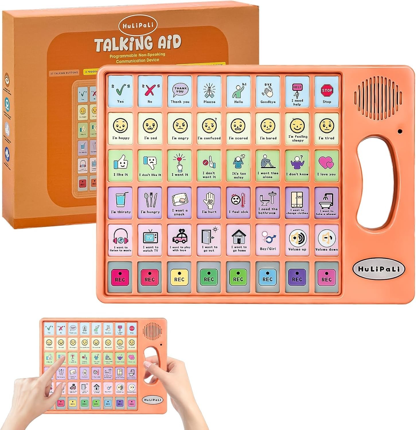 AAC Device for Autism, Non Verbal Communication Tools for Speech Therapy, Stroke
