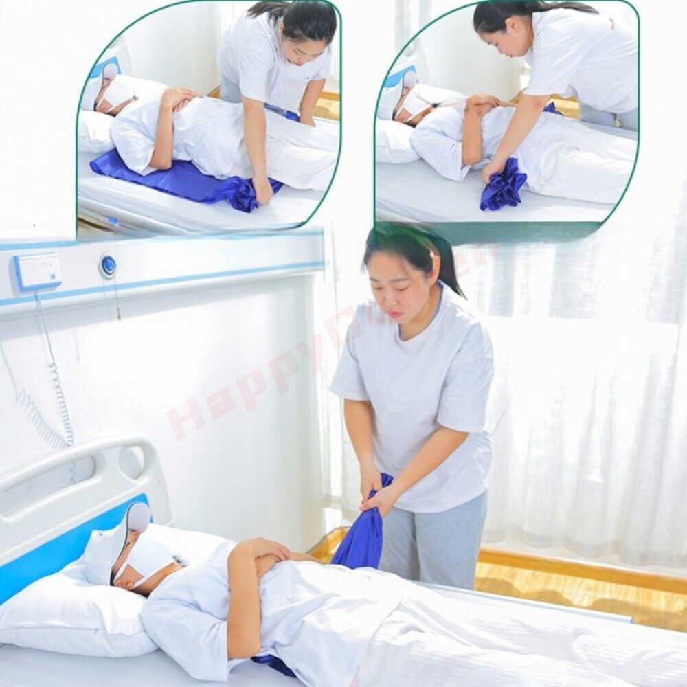 Upgrade Patient Transfer Sheet Reusable Slide Sheet Care Pad Bedridden Elderly