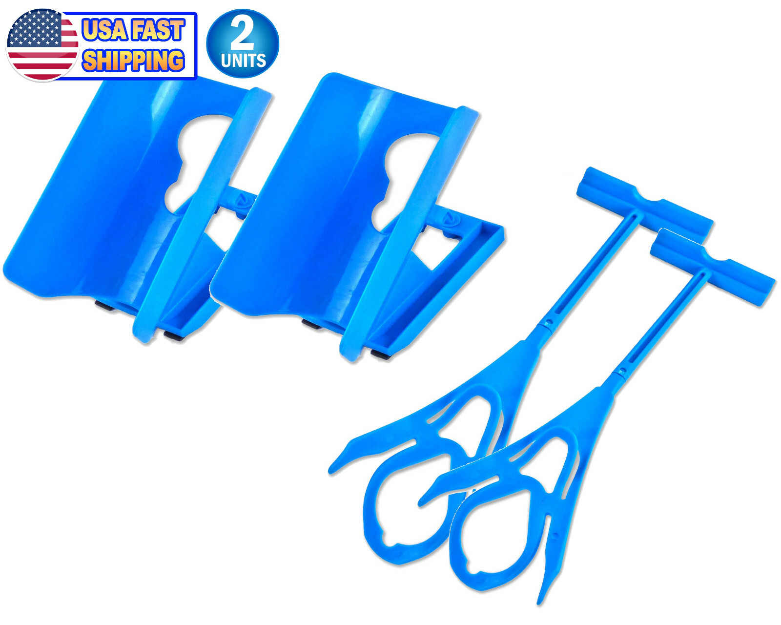 2 Sock Aid Helper Easy On And Off Sock Dressing Assist Sliding Helper Seen On TV