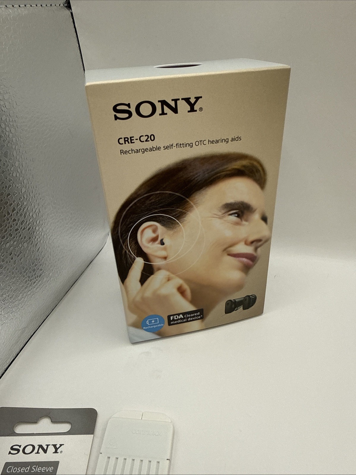 Sony CRE-C20 Self-Fitting OTC Hearing Aids for Mild to Moderate Hearing Loss