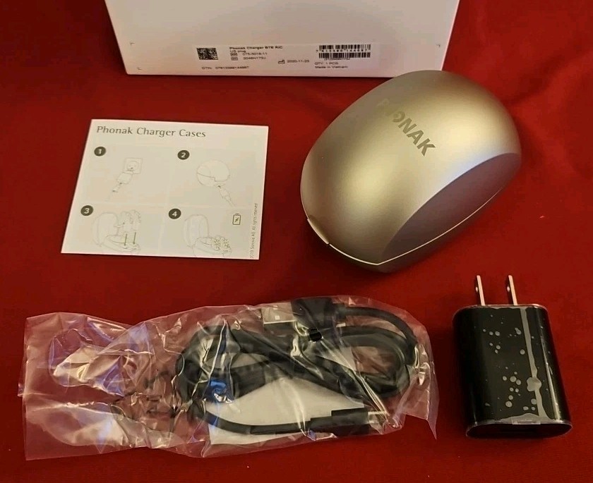 Phonak Charger BTE RIC – NEW / Unused – US Plug – Genuine Phonak