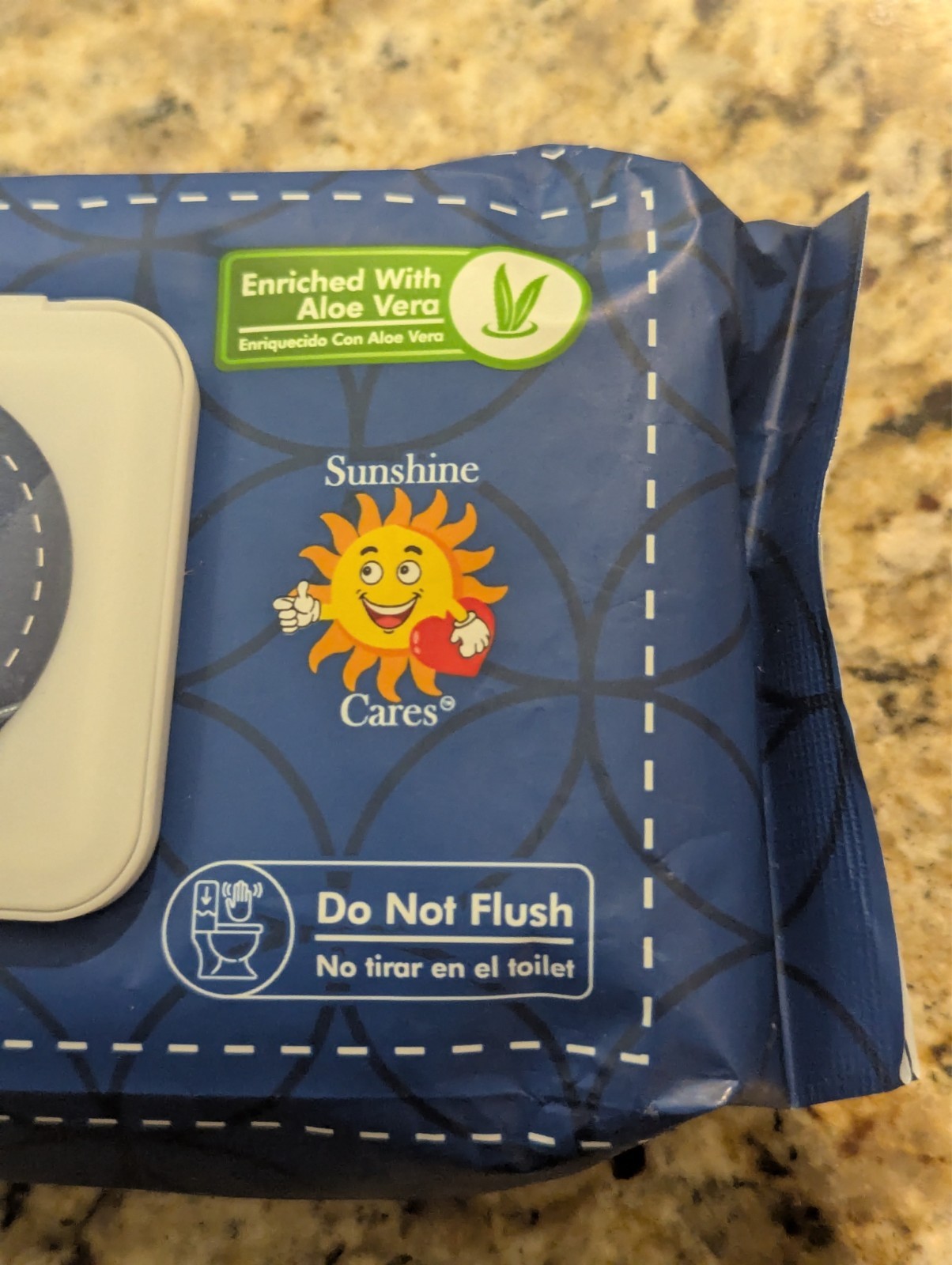 Sunshine Cares Adult Wet Wipes 12.5 x 7.5″ 50 count