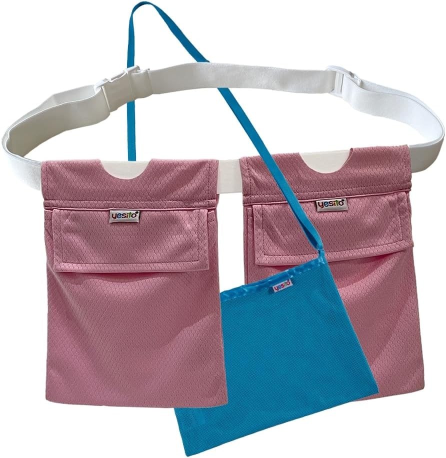 Soft Mesh Mastectomy Drainage Pouch with Dual Pocket Support – Post-Surgery Care