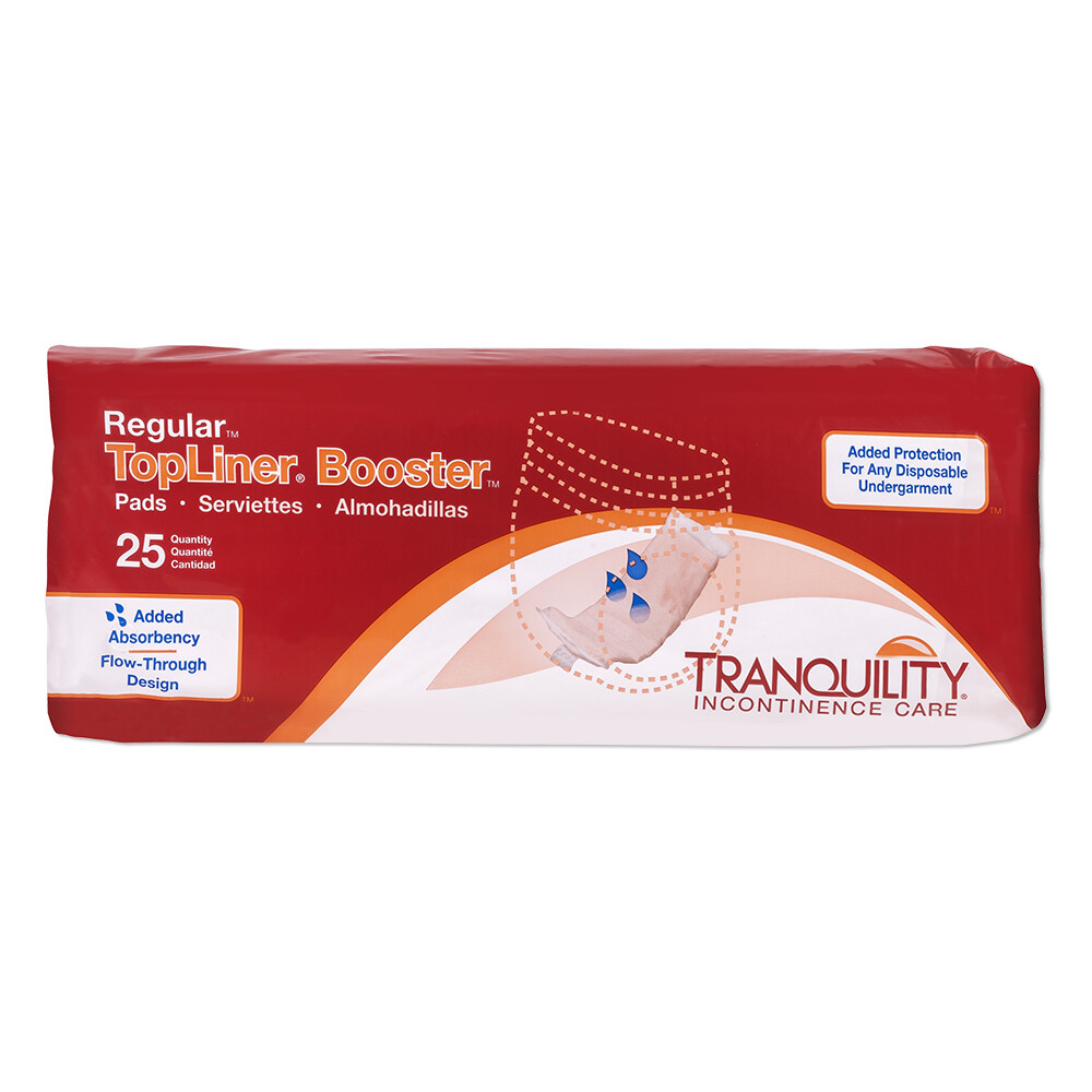 TopLiner Incontinence Booster Pad 14in Length Heavy Absorbency – Case of 200