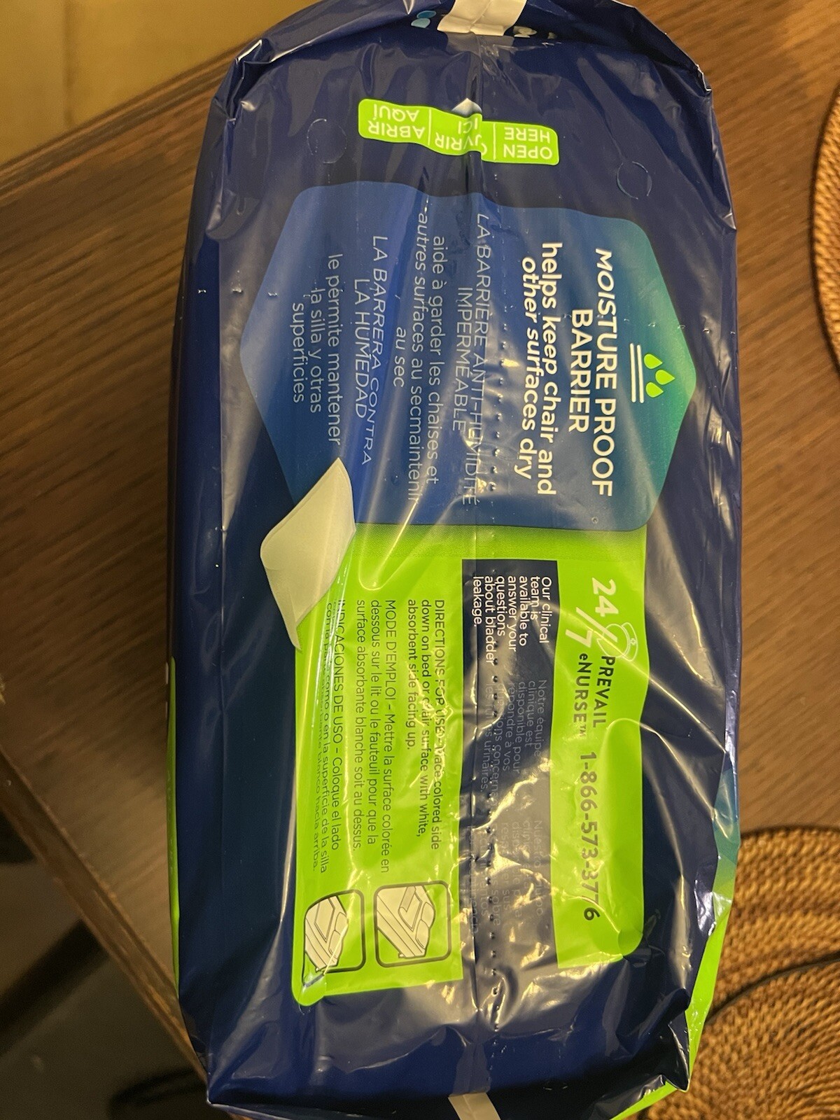 Prevail Disposable Underpads (23X36″) 25 pads Large Extra Strong Fluff Absorbent